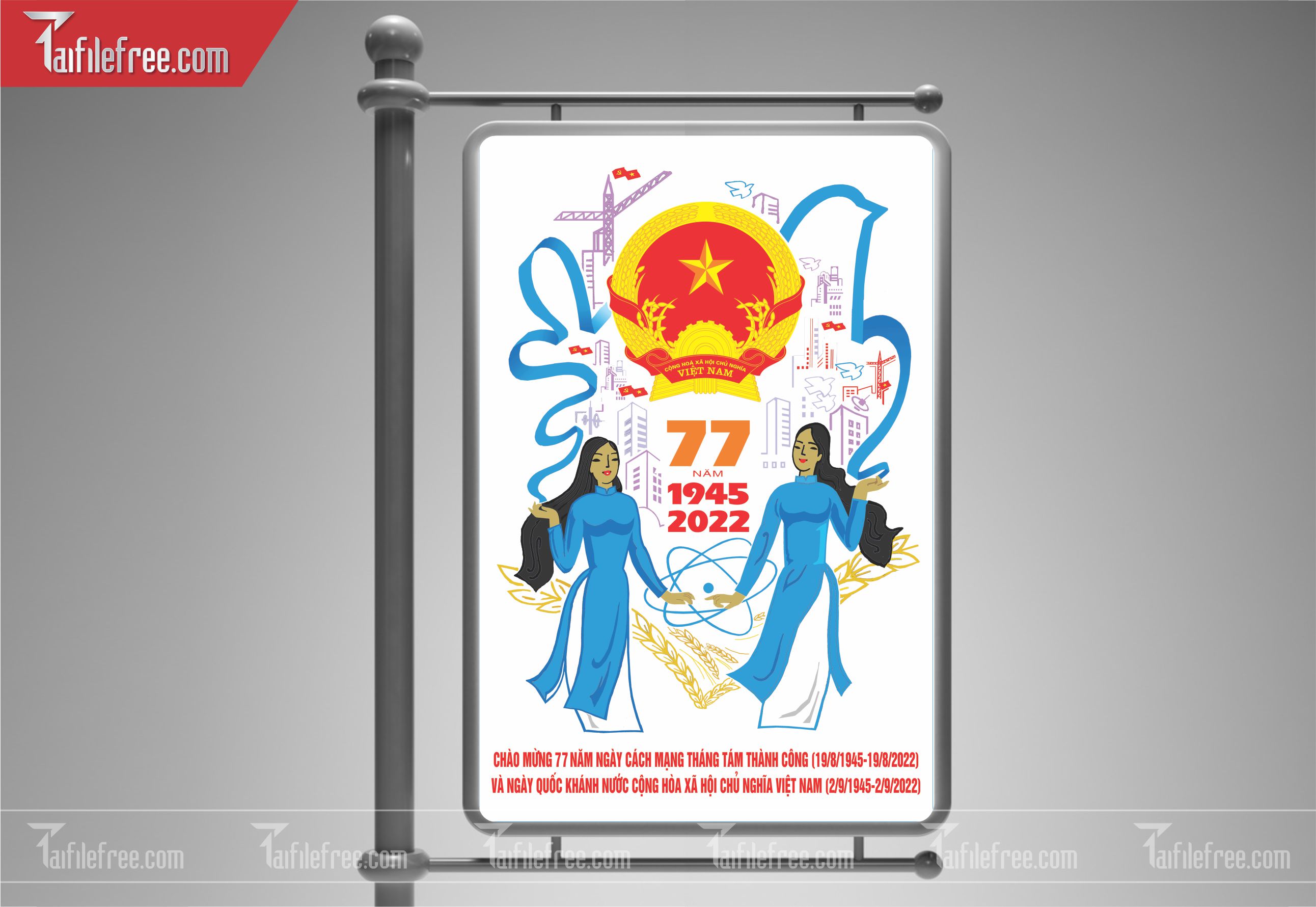 Banner, Poster Kỷ Niệm Quốc Khánh Ngày Độc Lập QK18
