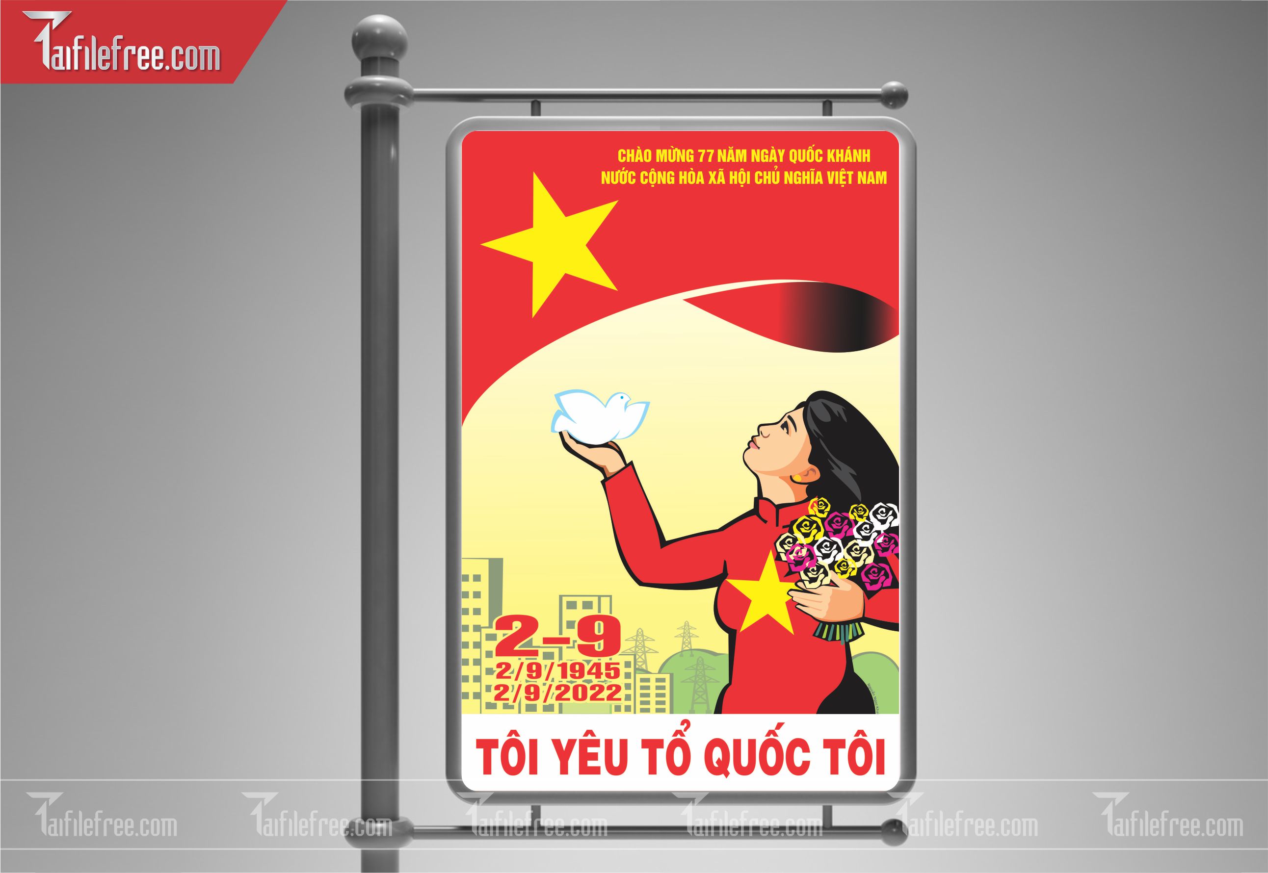 Banner, Poster Kỷ Niệm Quốc Khánh Ngày Độc Lập QK20