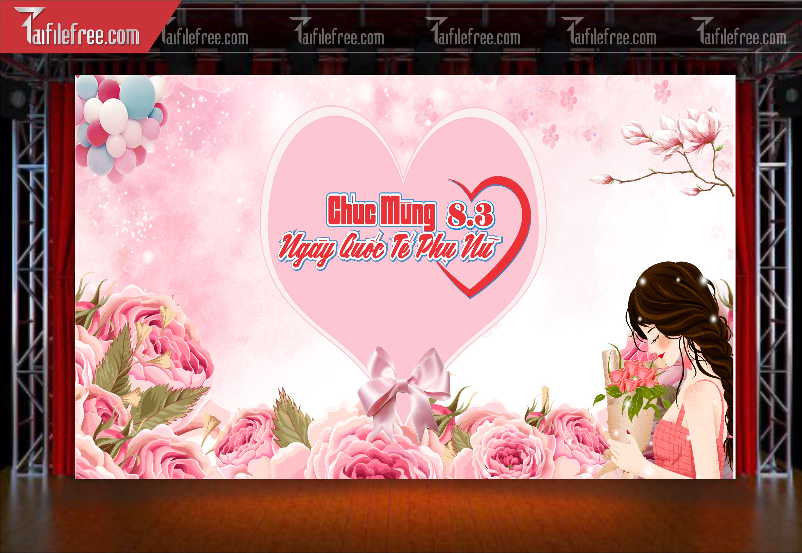 Background Ngày Quốc Tế Phụ Nữ 8/3_PN78