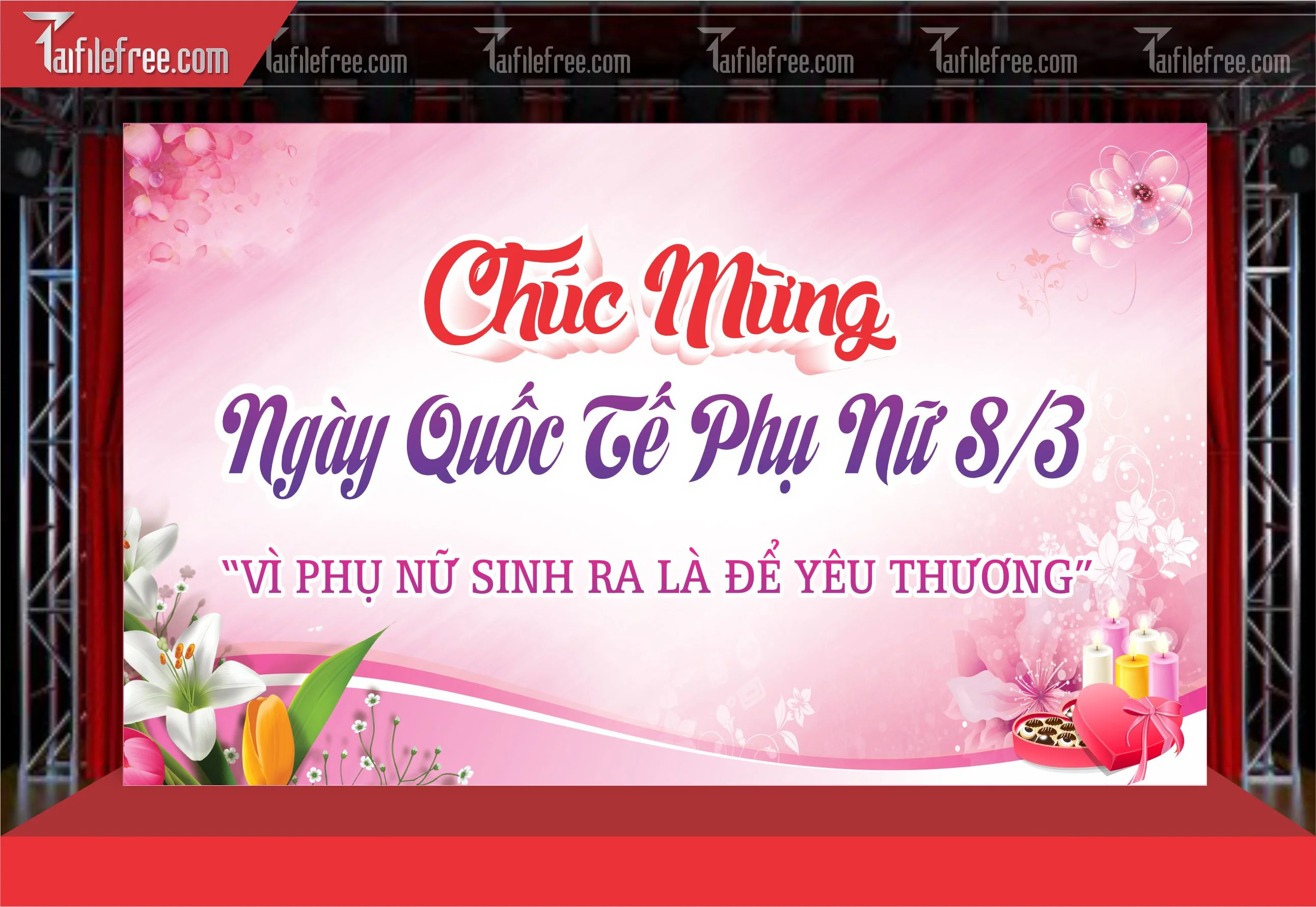 Background Ngày Quốc Tế Phụ Nữ 8/3_PN91