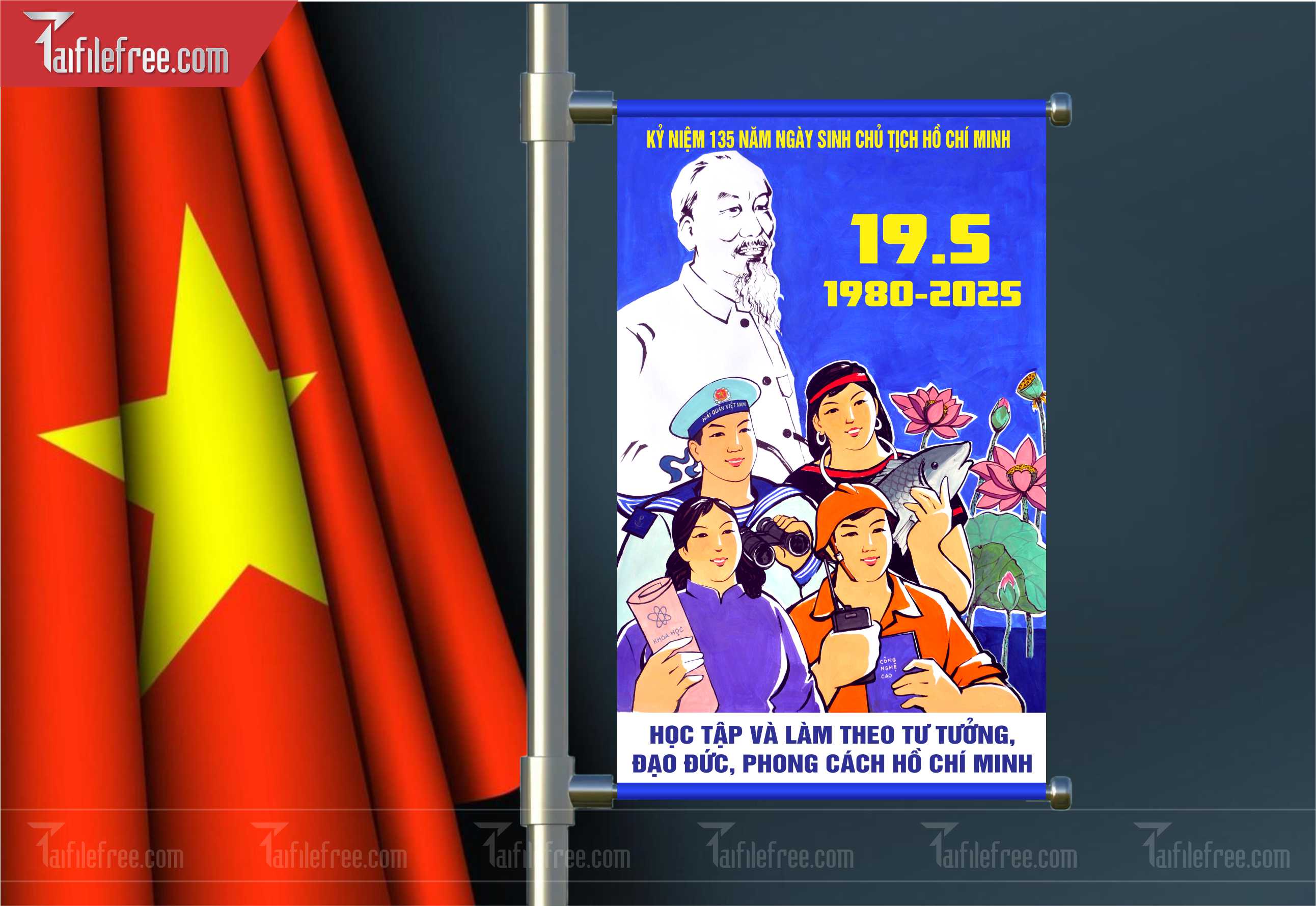 Banner Kỷ Niệm Ngày Sinh Bác Hồ S52