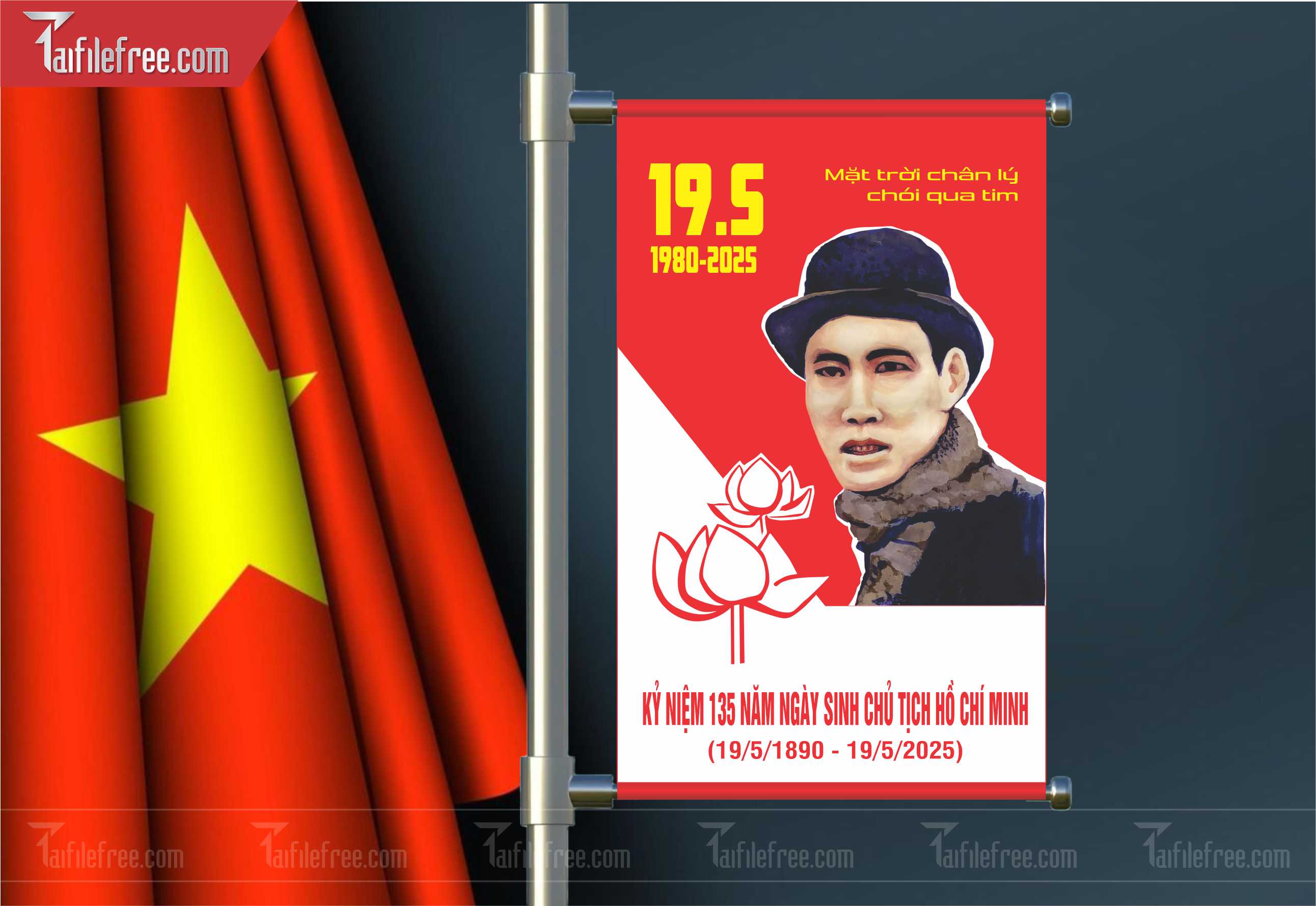 Banner Kỷ Niệm Ngày Sinh Bác Hồ S56