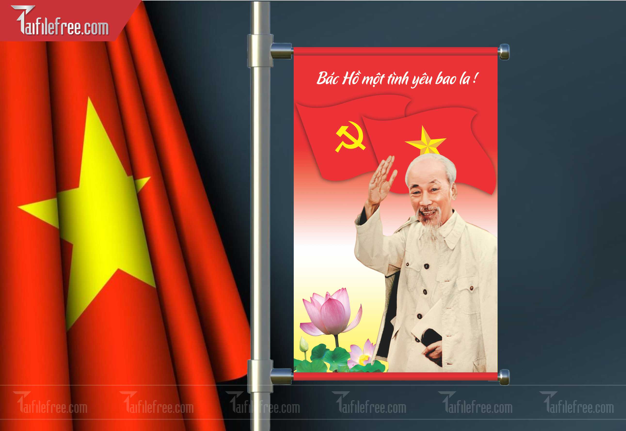 Banner Kỷ Niệm Ngày Sinh Bác Hồ S66