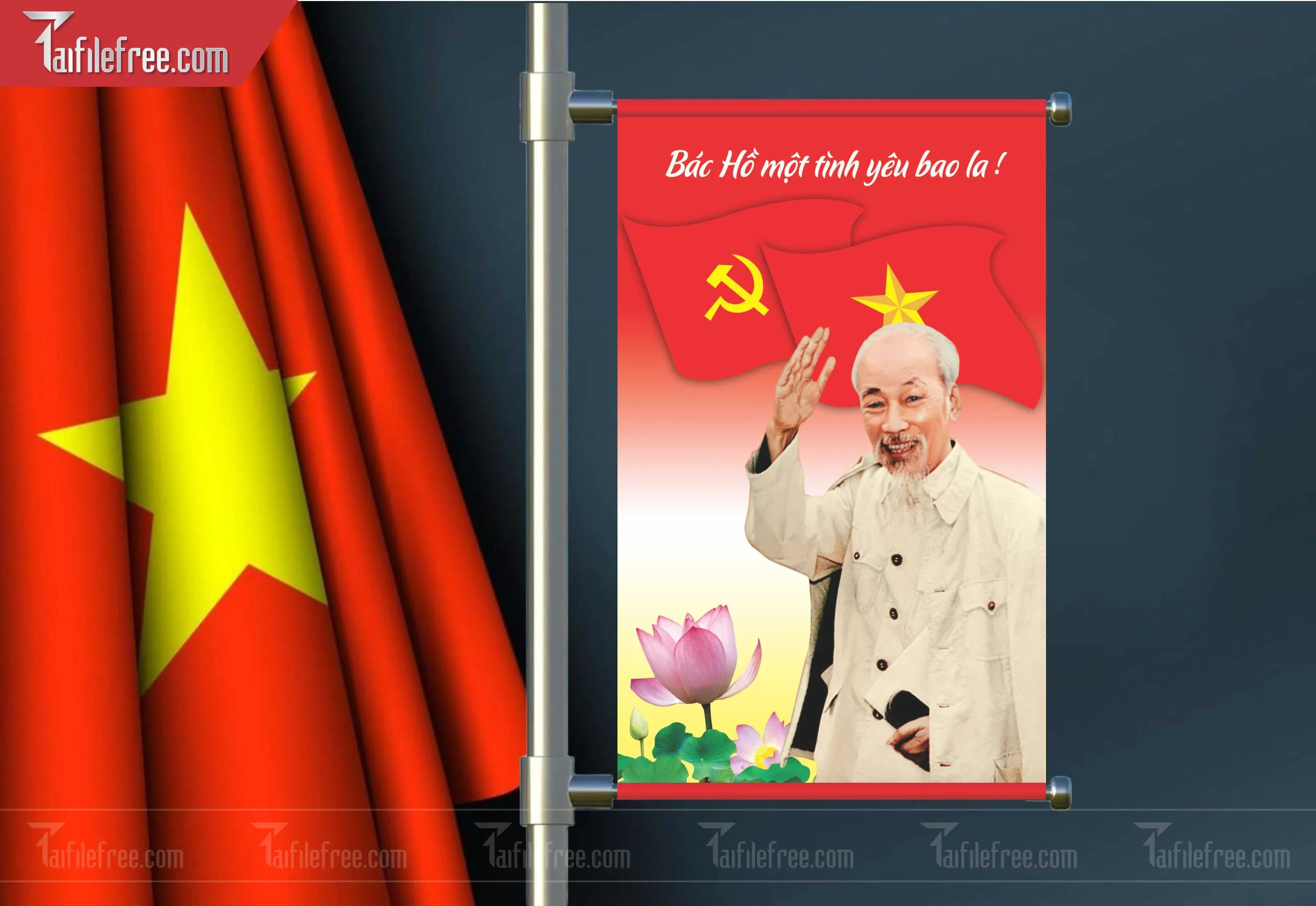Banner Kỷ Niệm Ngày Sinh Bác Hồ S66