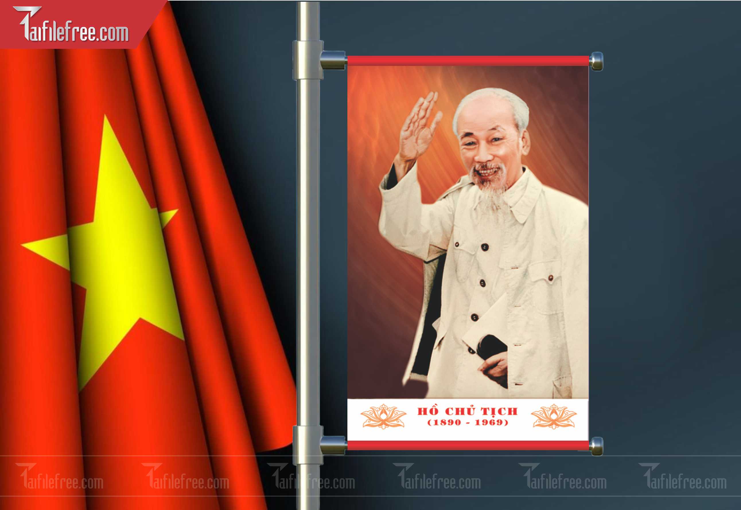 Banner Kỷ Niệm Ngày Sinh Bác Hồ S67