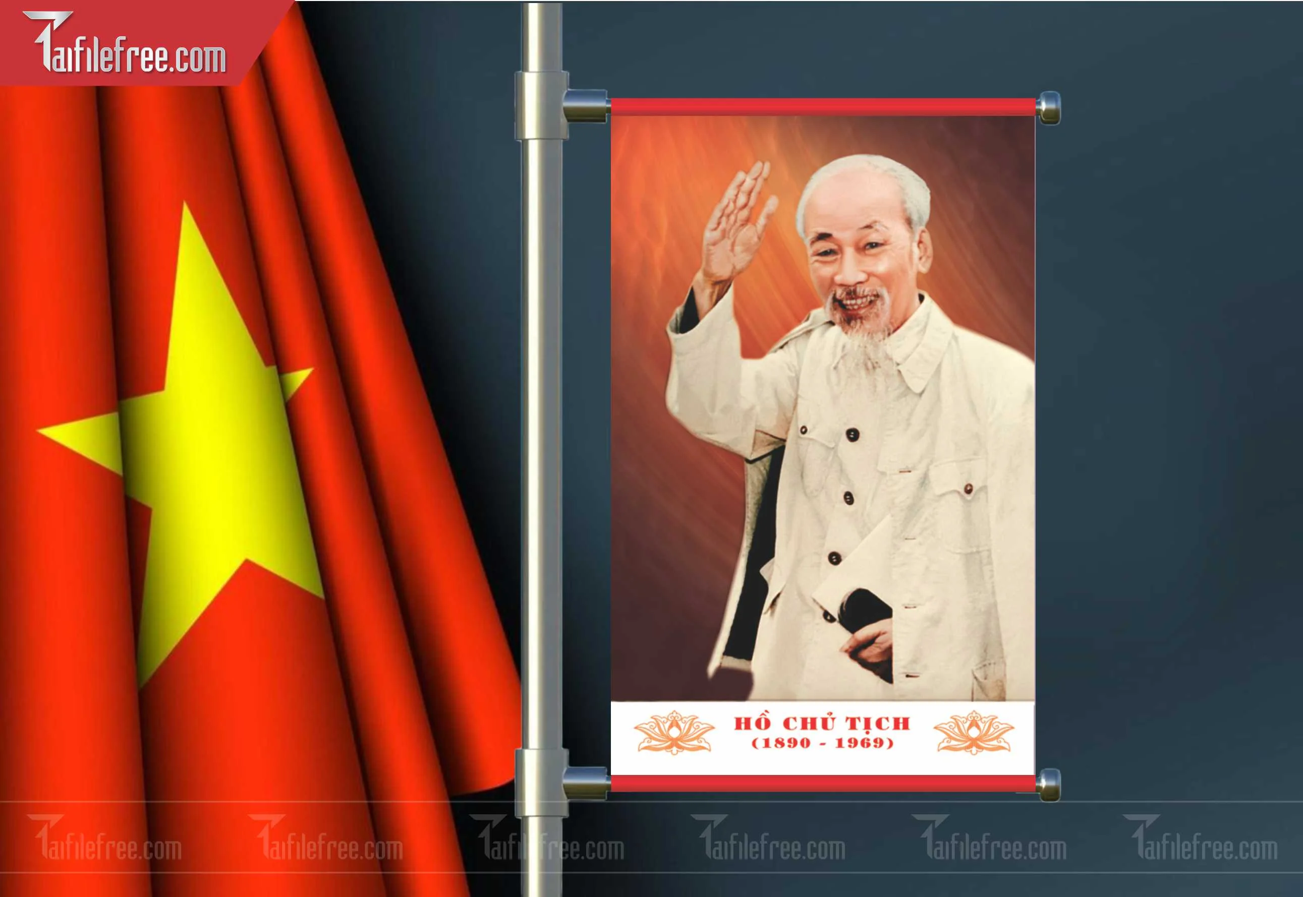 Banner Kỷ Niệm Ngày Sinh Bác Hồ S67