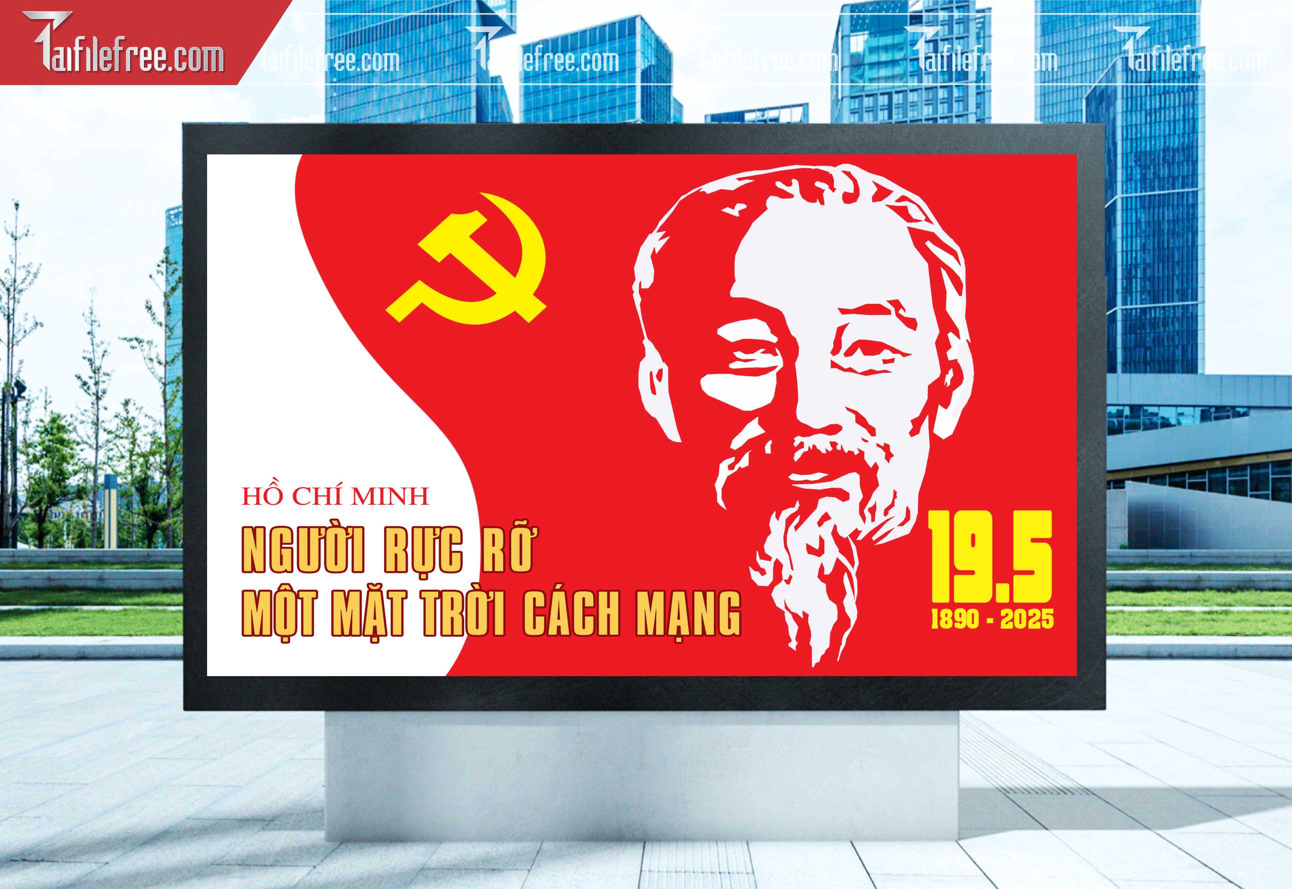 Banner Kỷ Niệm Ngày Sinh Bác Hồ S68