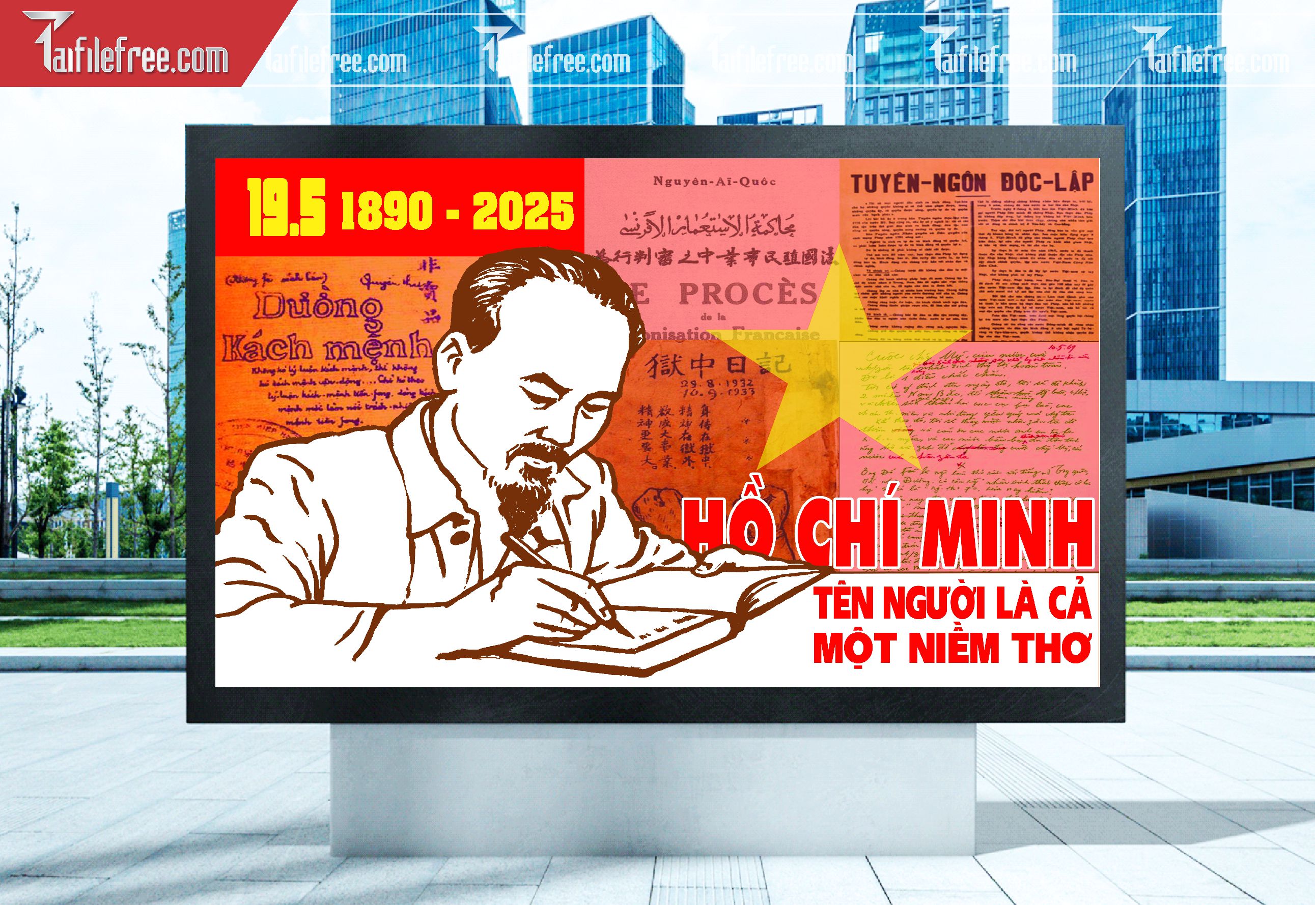 Pano kỷ Niệm Ngày Sinh Bác Hồ S73