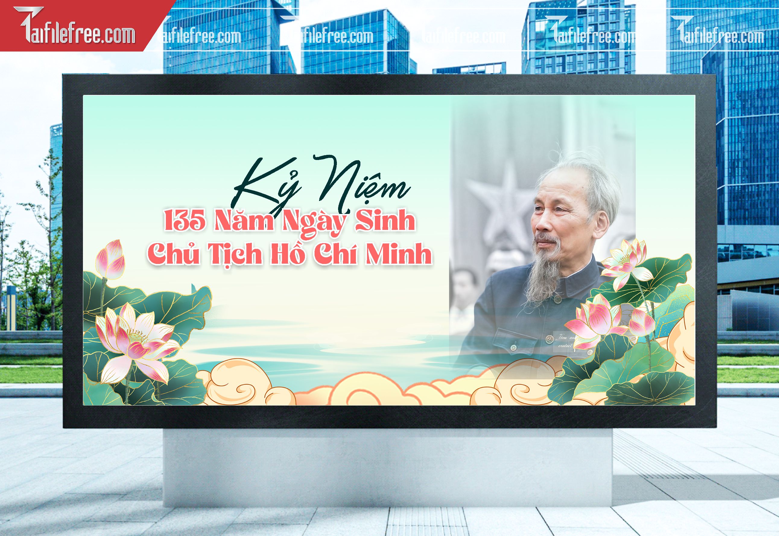 Pano kỷ Niệm Ngày Sinh Bác Hồ S74