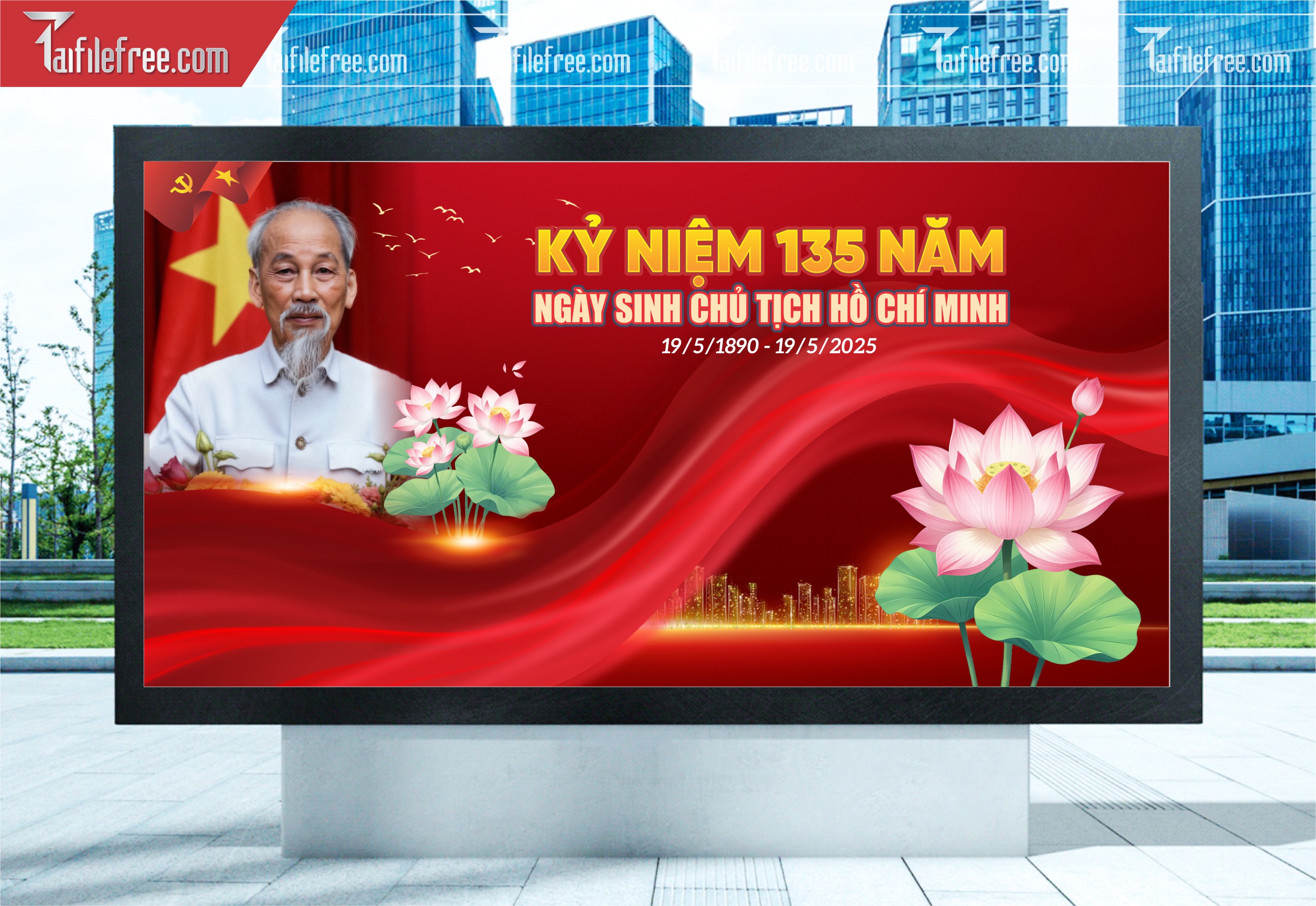 Pano kỷ Niệm Ngày Sinh Bác Hồ S76
