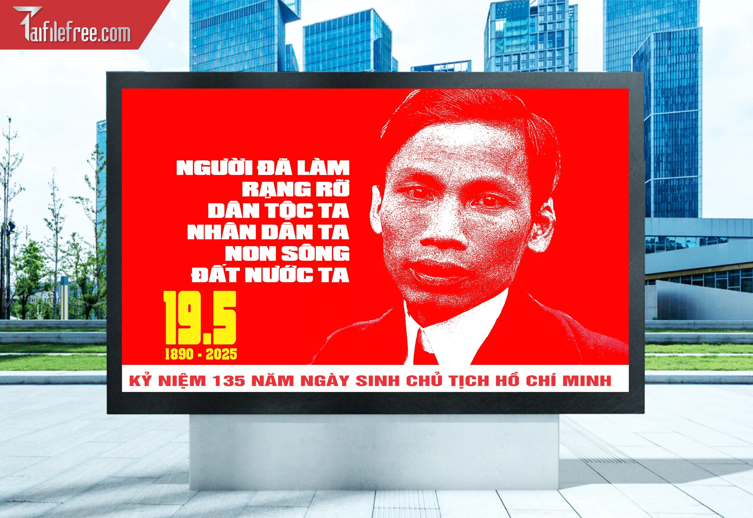 Pano kỷ Niệm Ngày Sinh Bác Hồ S78