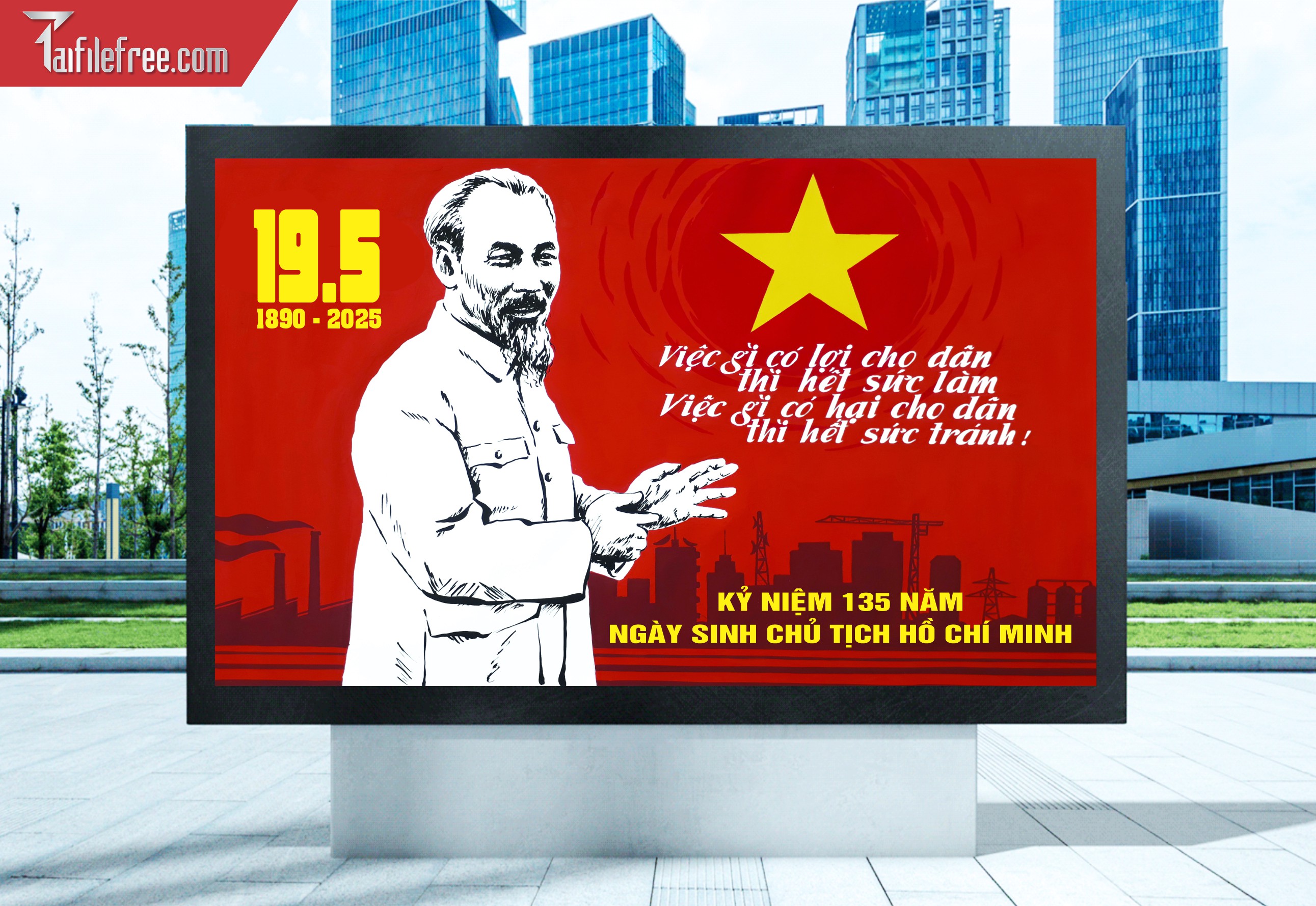 Pano kỷ Niệm Ngày Sinh Bác Hồ S79