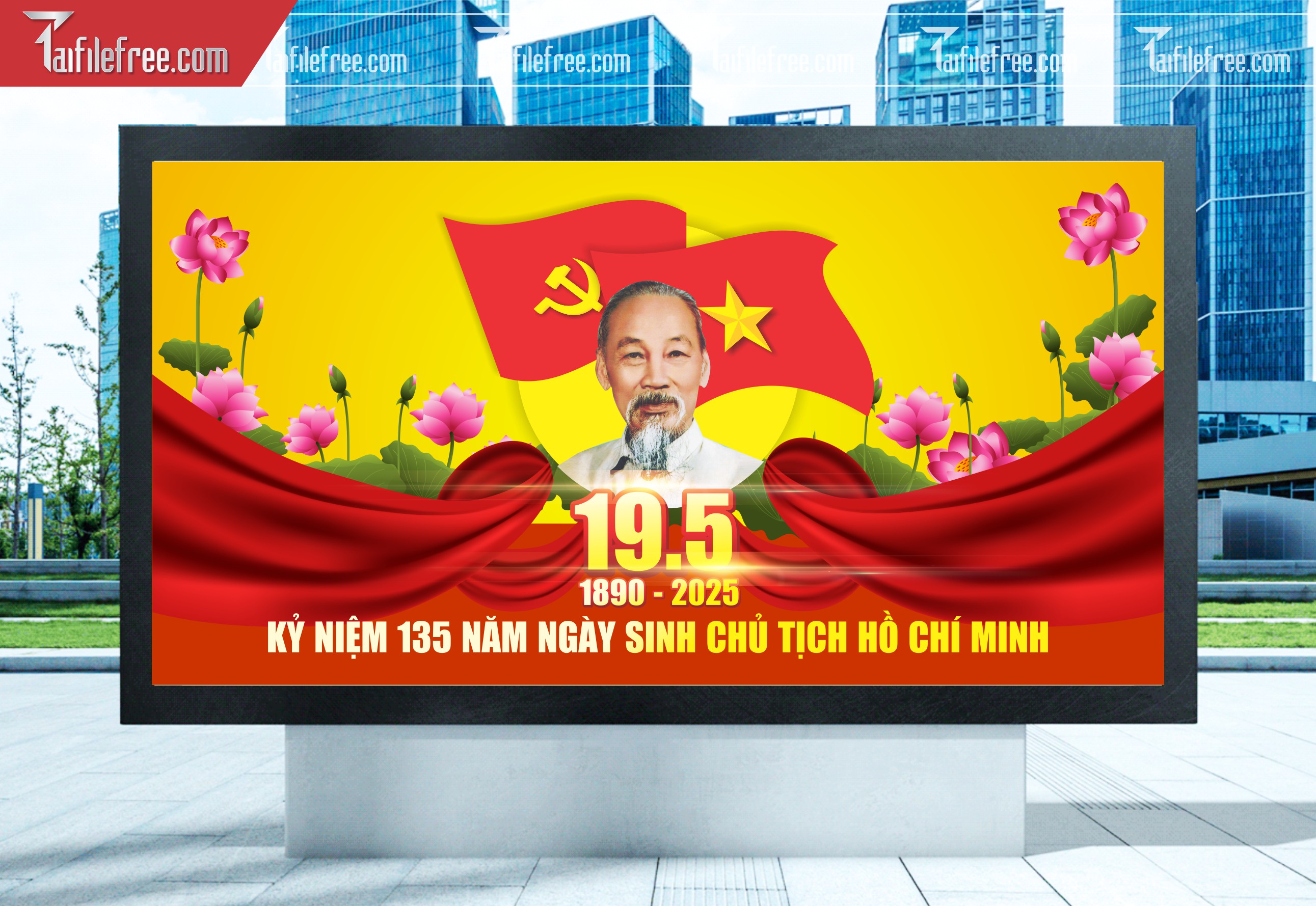 Pano kỷ Niệm Ngày Sinh Bác Hồ S80