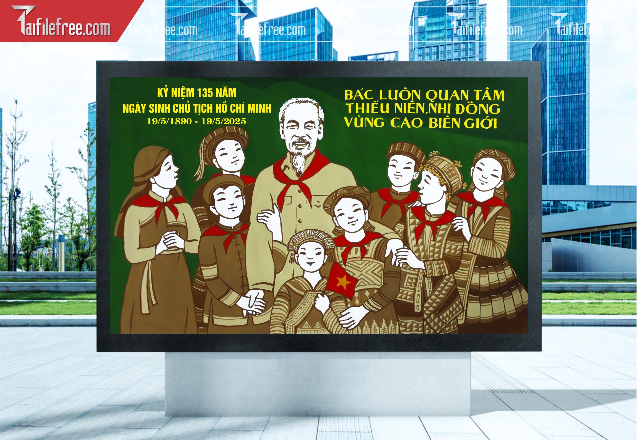 Pano kỷ Niệm Ngày Sinh Bác Hồ S81