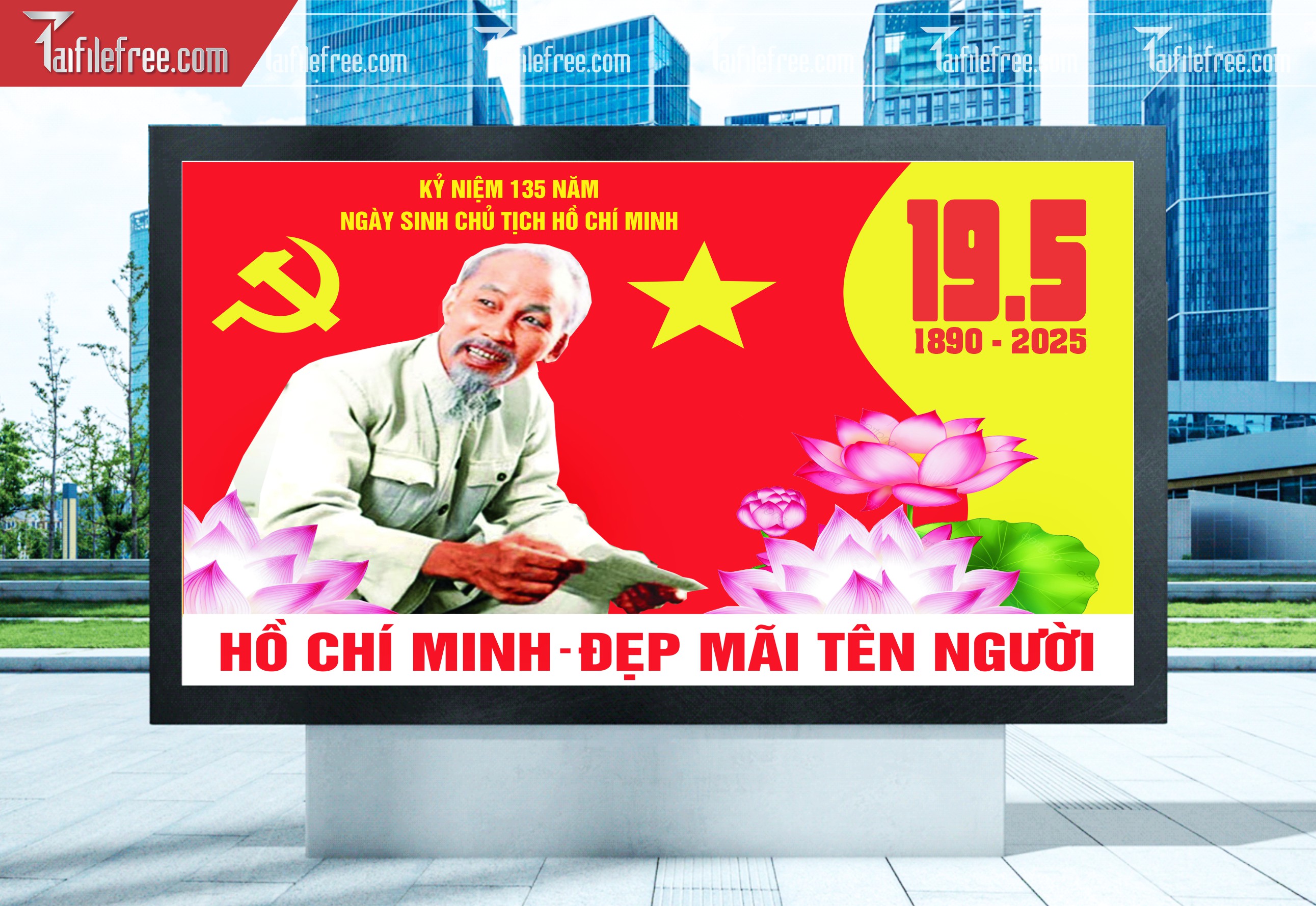 Pano kỷ Niệm Ngày Sinh Bác Hồ S82