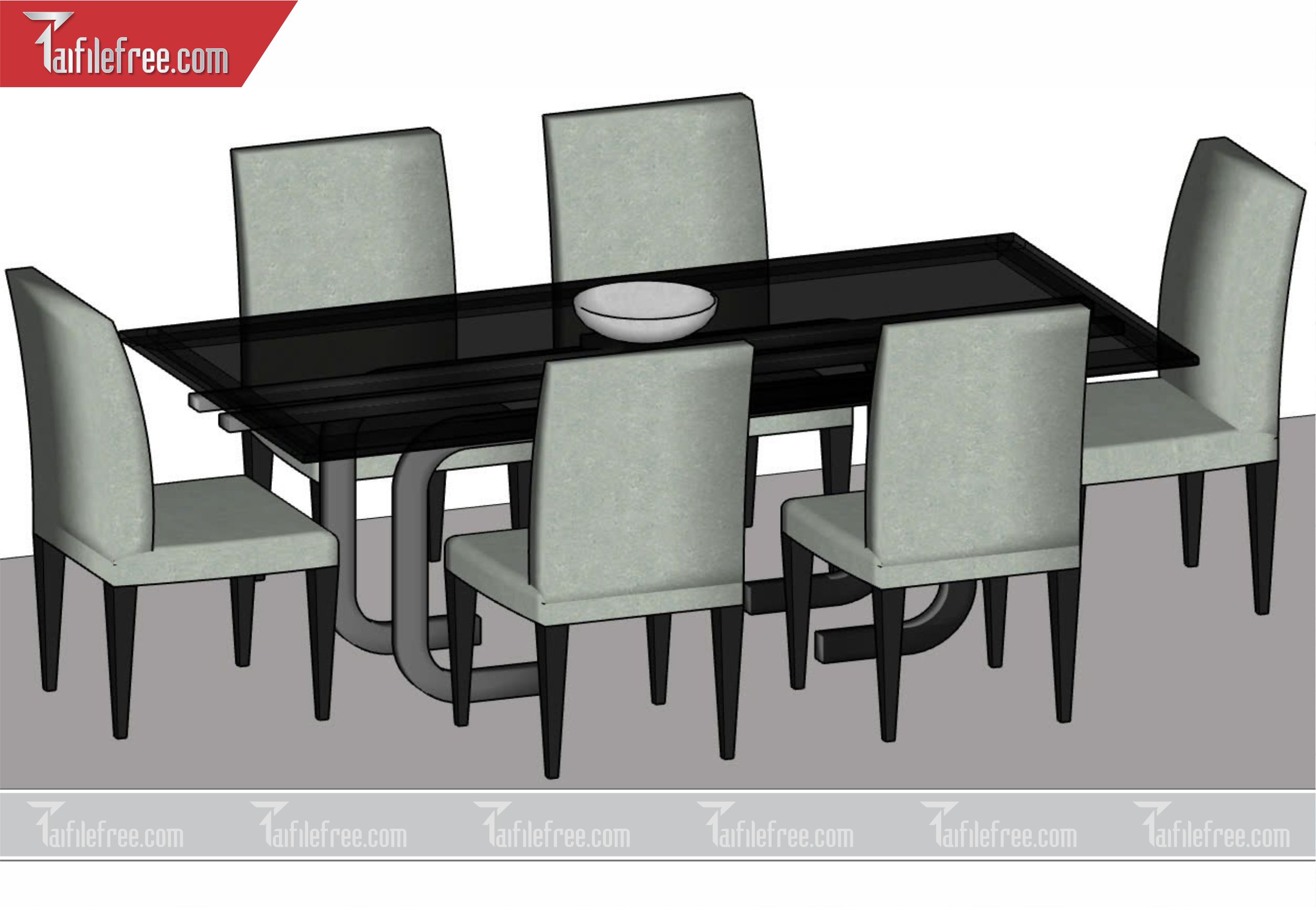 File 3D Sketchup Bàn Ăn_SK03