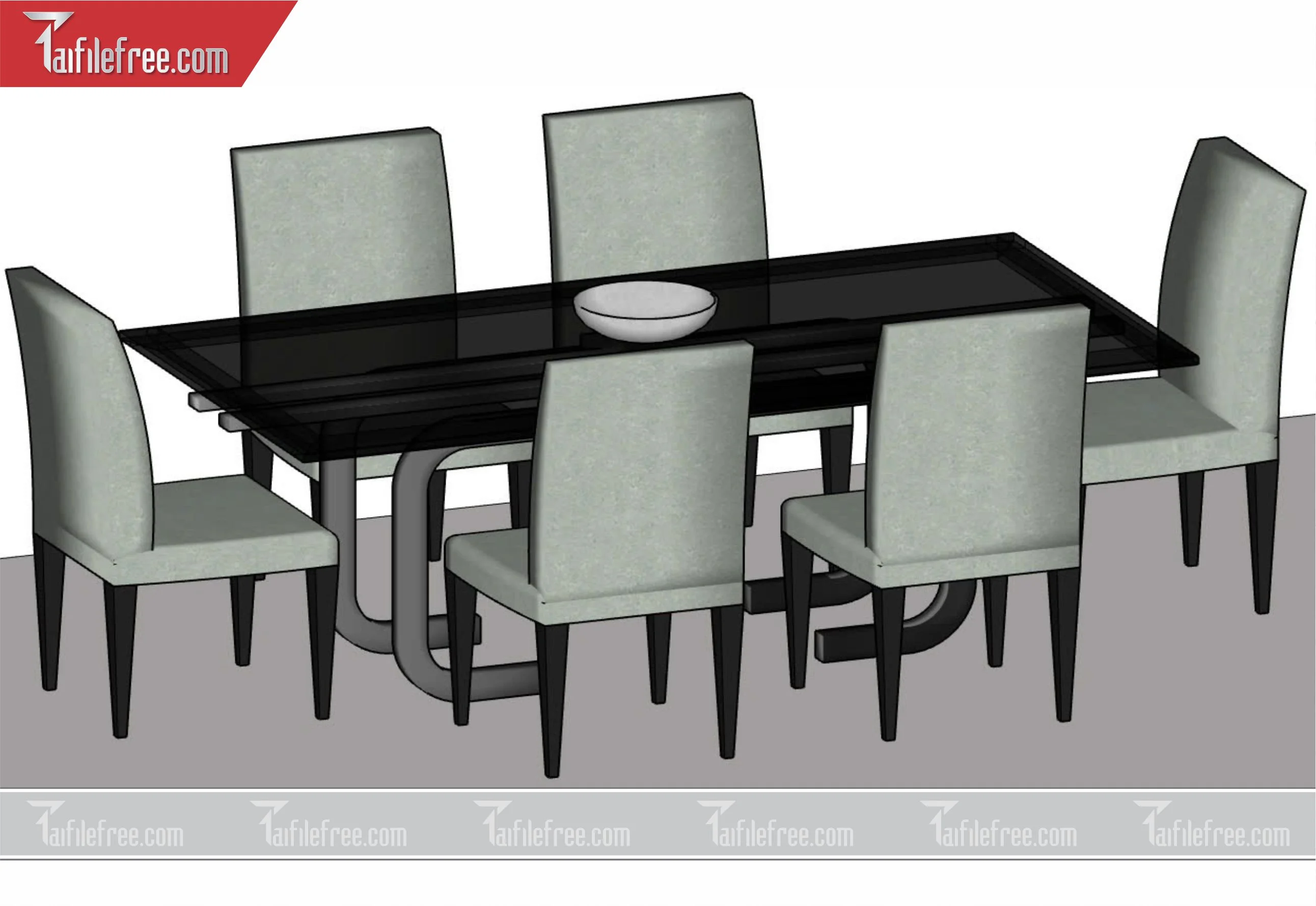 File 3D Sketchup Bàn Ăn_SK03