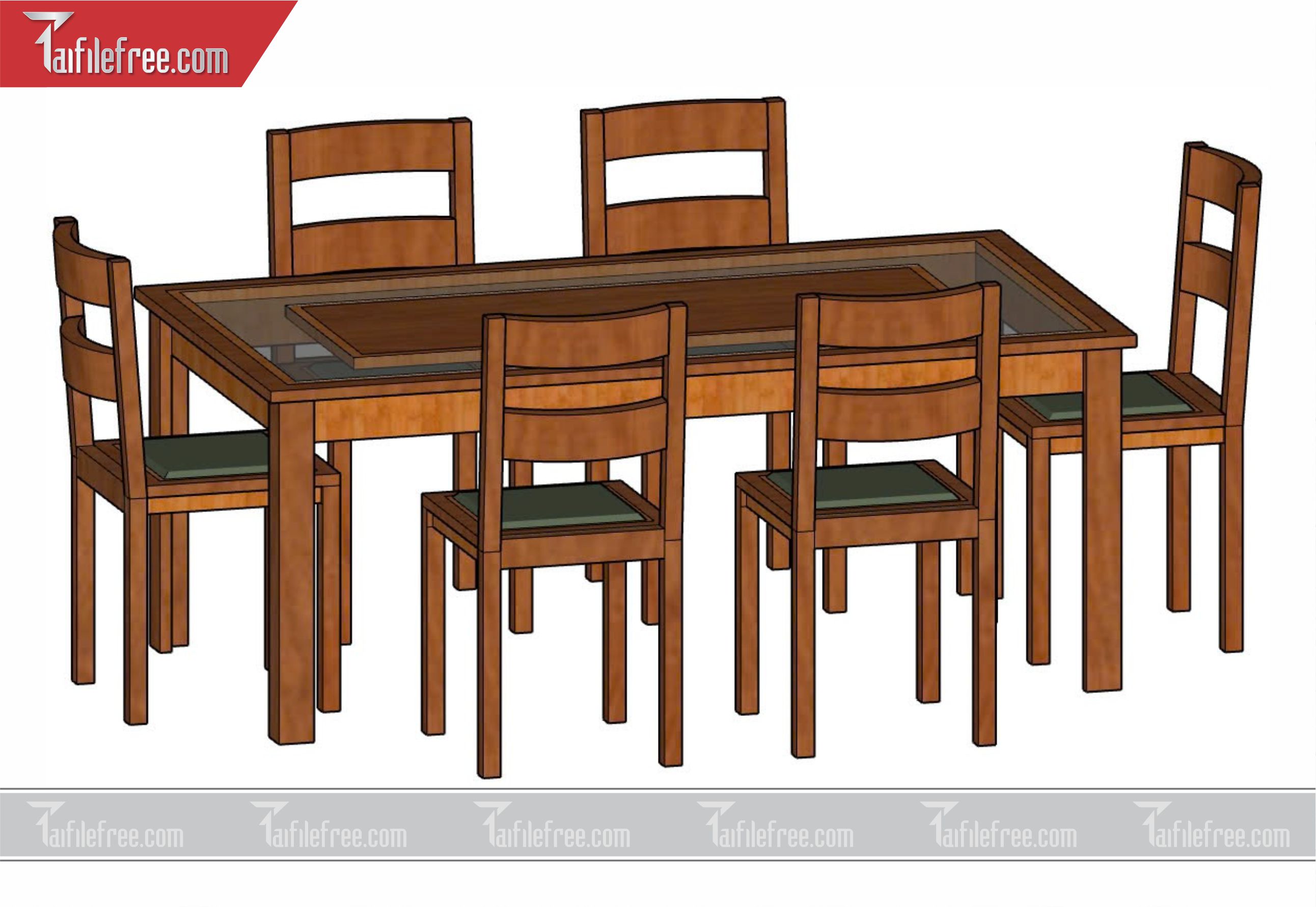 File 3D Sketchup Bàn Ăn_SK06