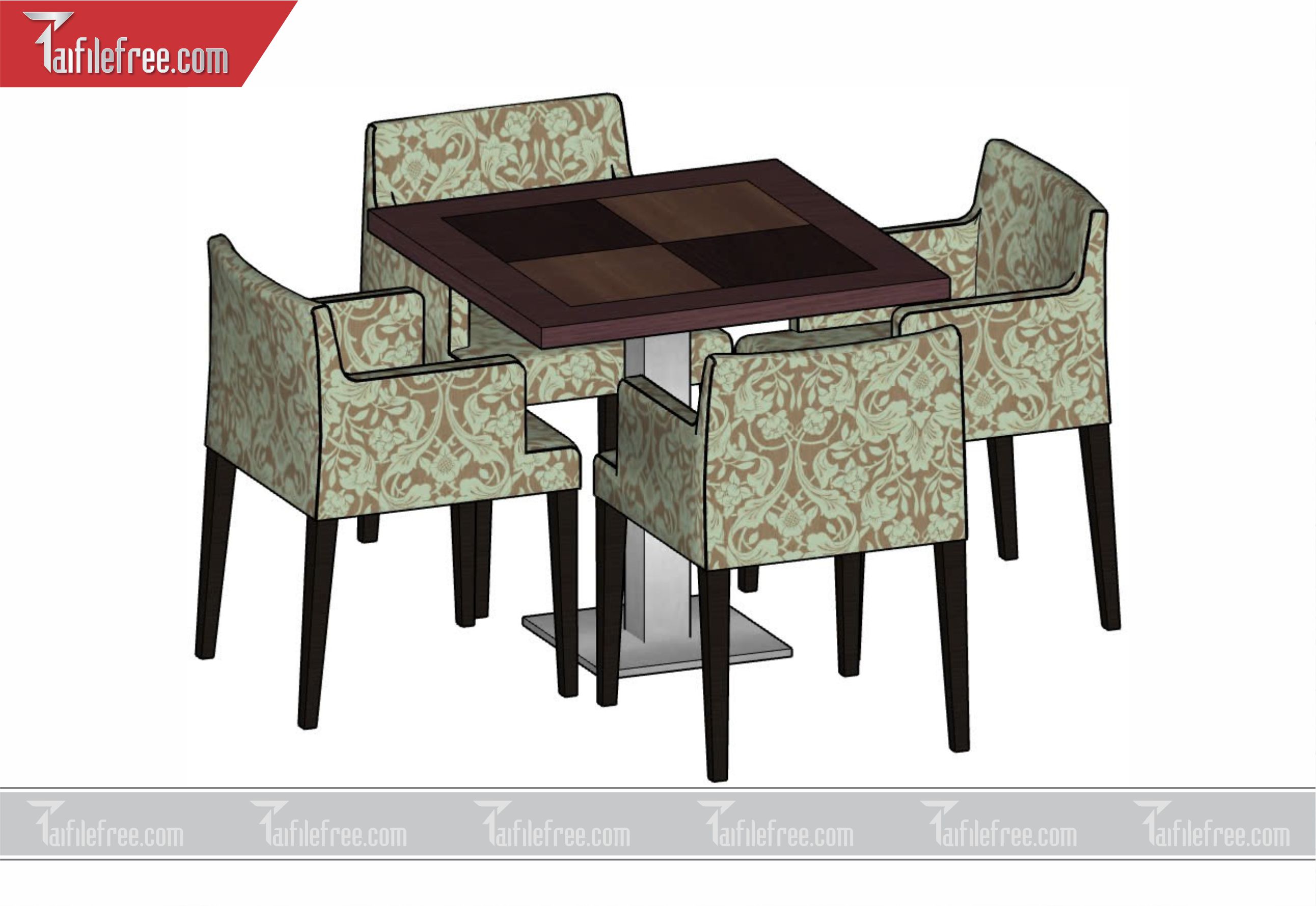 File 3D Sketchup Bàn Ăn_SK10