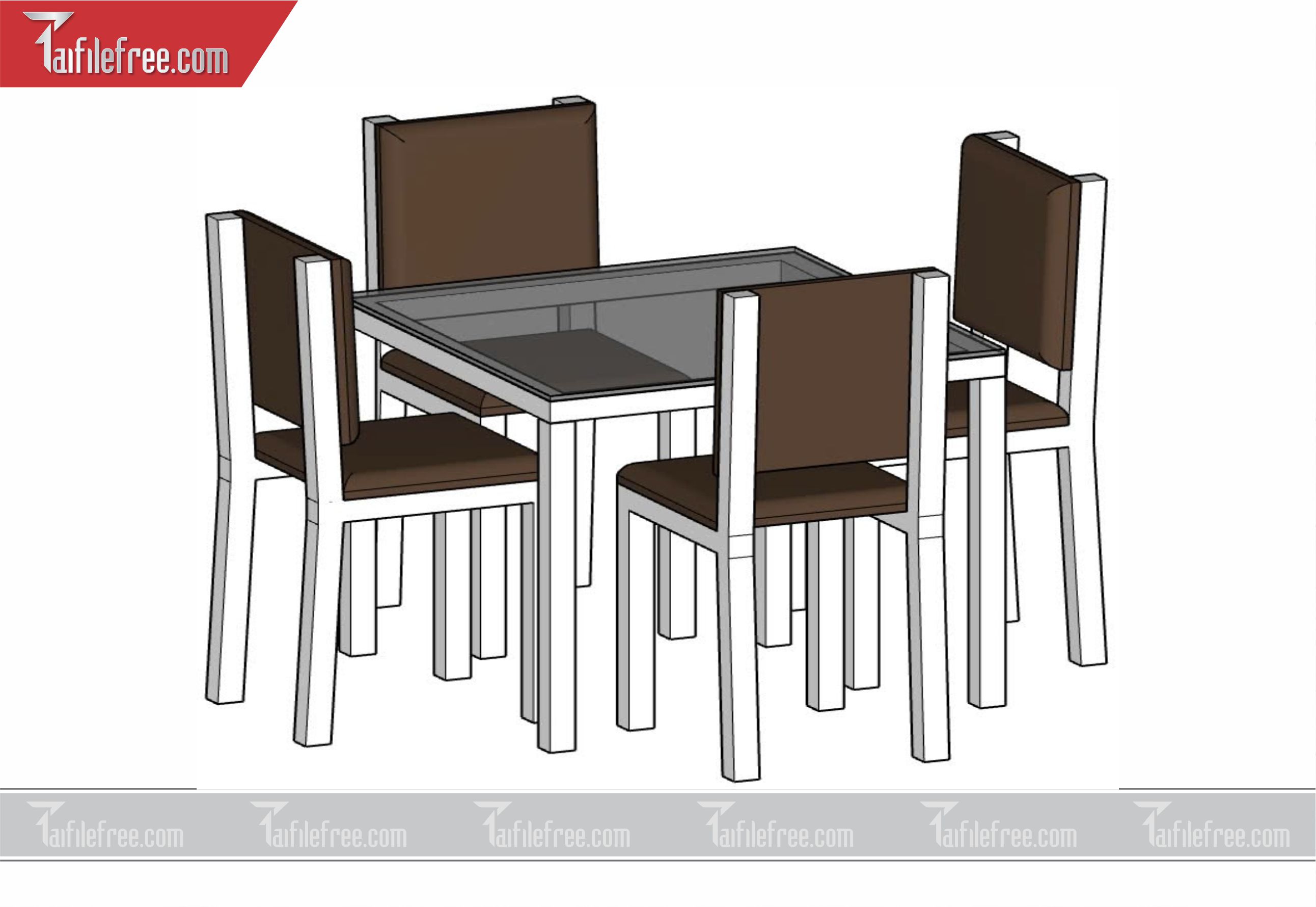 File 3D Sketchup Bàn Ăn_SK15
