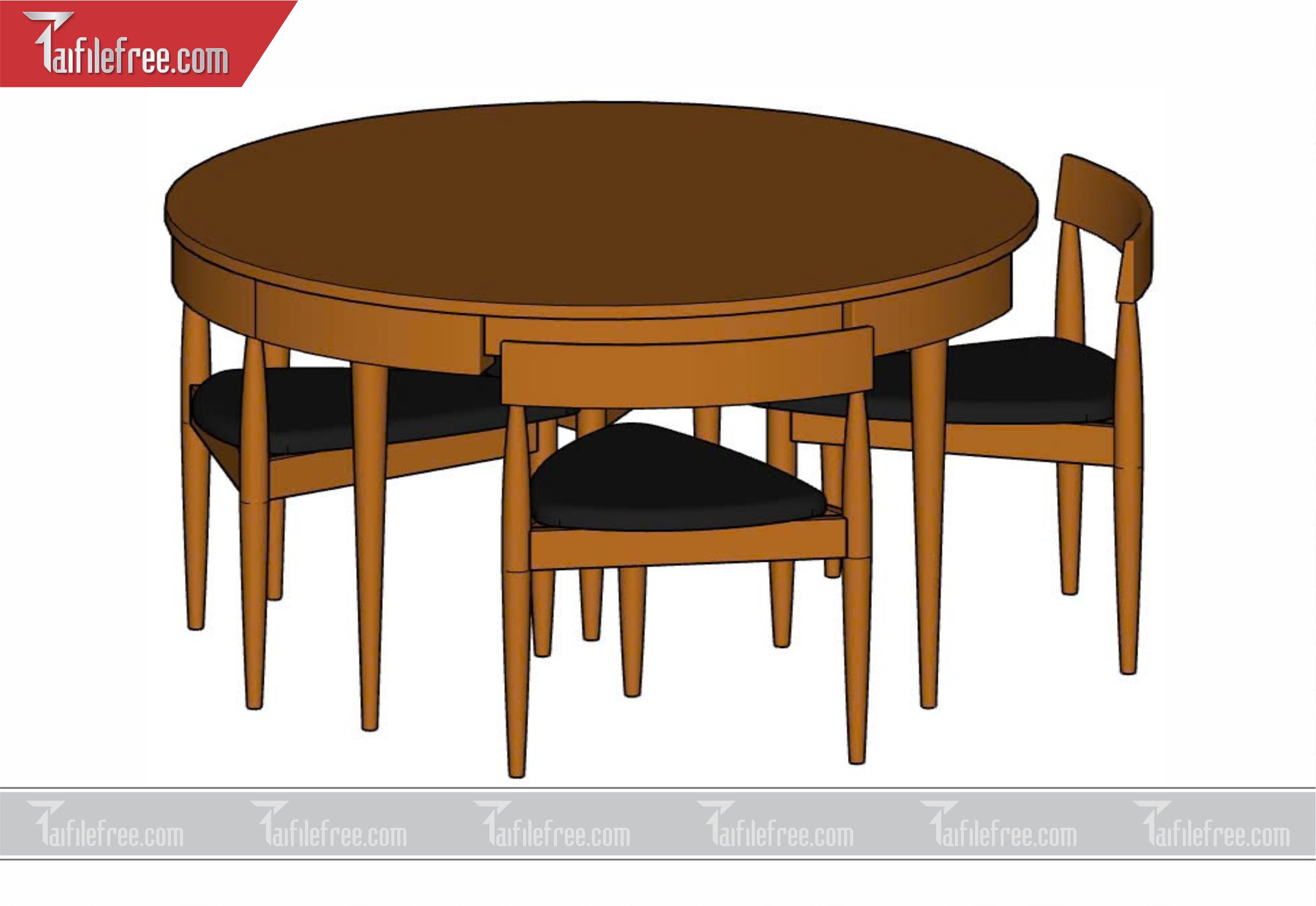 File 3D Sketchup Bàn Ăn_SK16