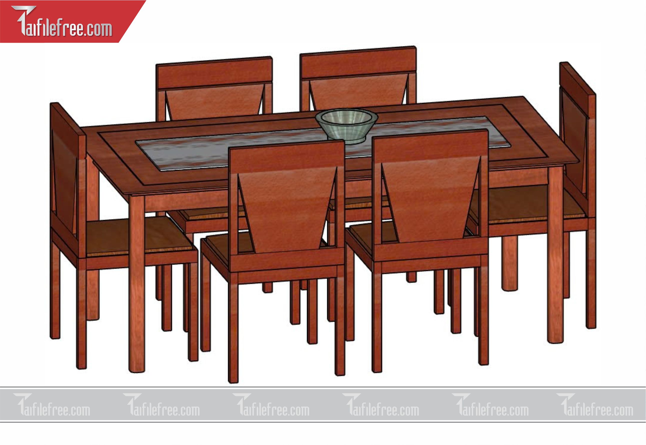 File 3D Sketchup Bàn Ăn_SK22