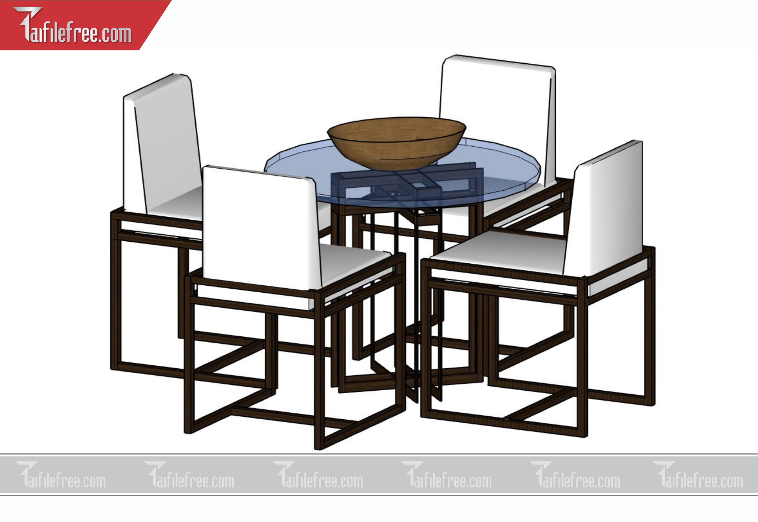 File 3D Sketchup Bàn Ăn_SK26