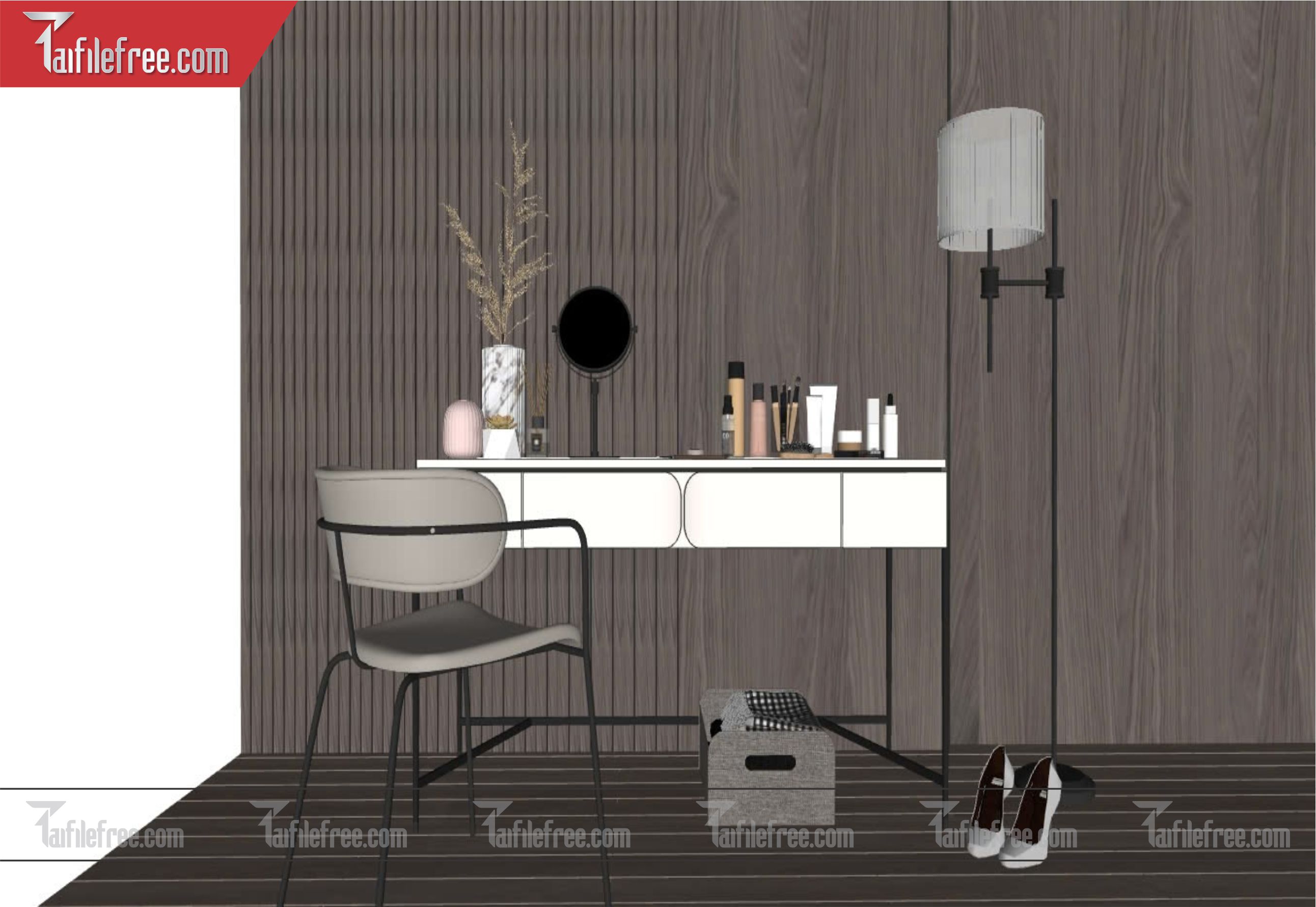 File 3D Sketchup Nội Thất Bàn Trang Điểm_SK278