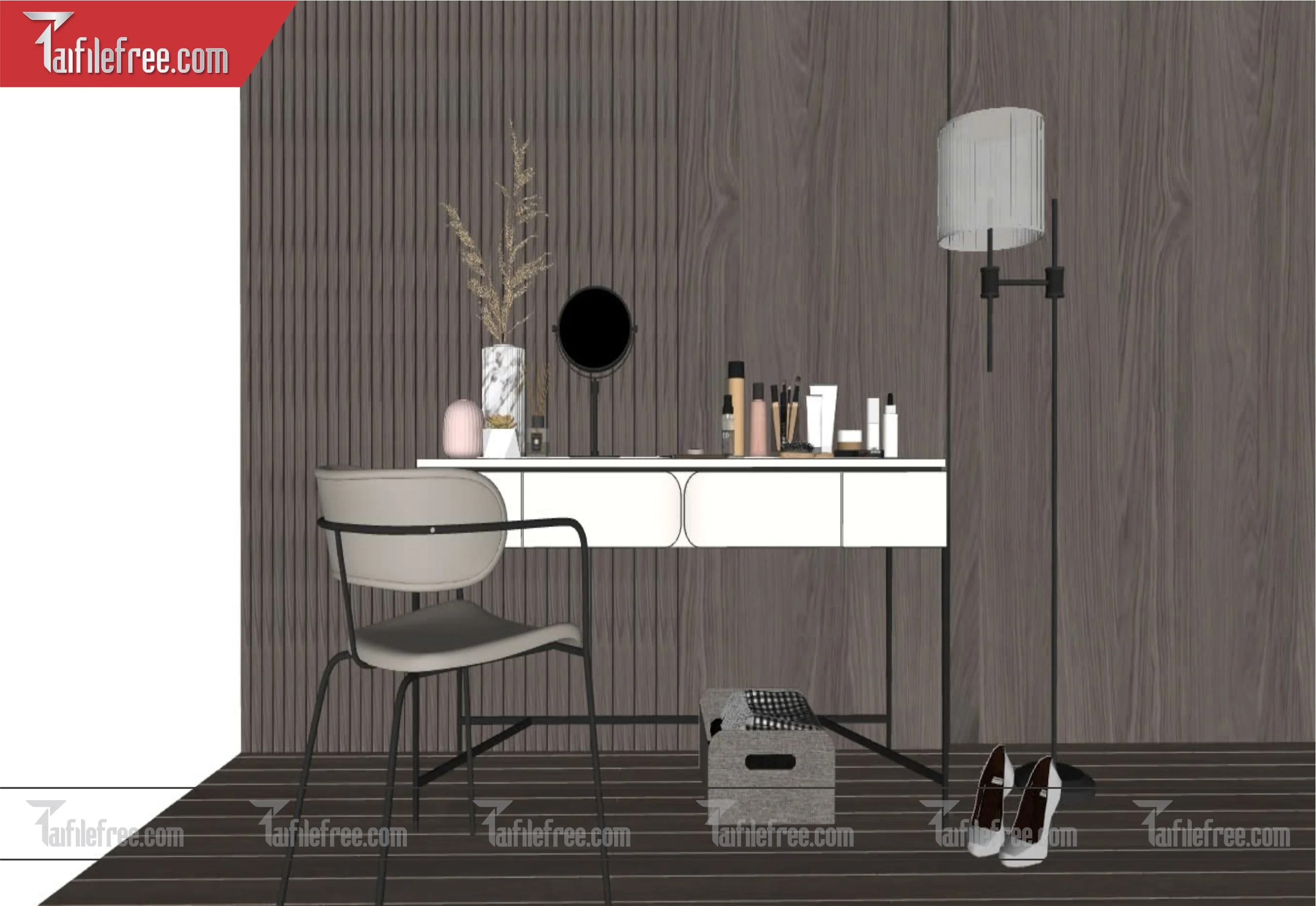 File 3D Sketchup Nội Thất Bàn Trang Điểm_SK278