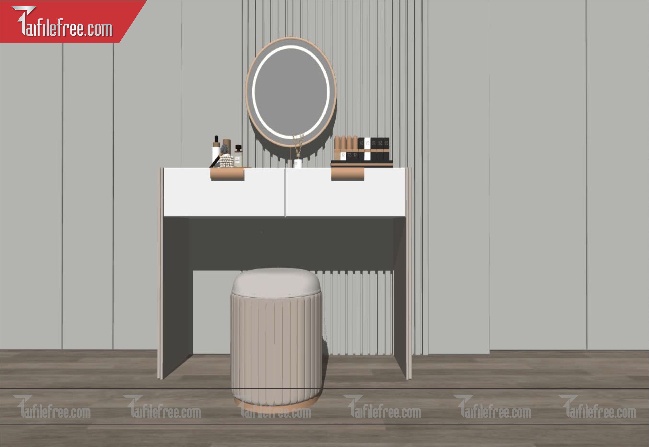 File 3D Sketchup Nội Thất Bàn Trang Điểm_SK280