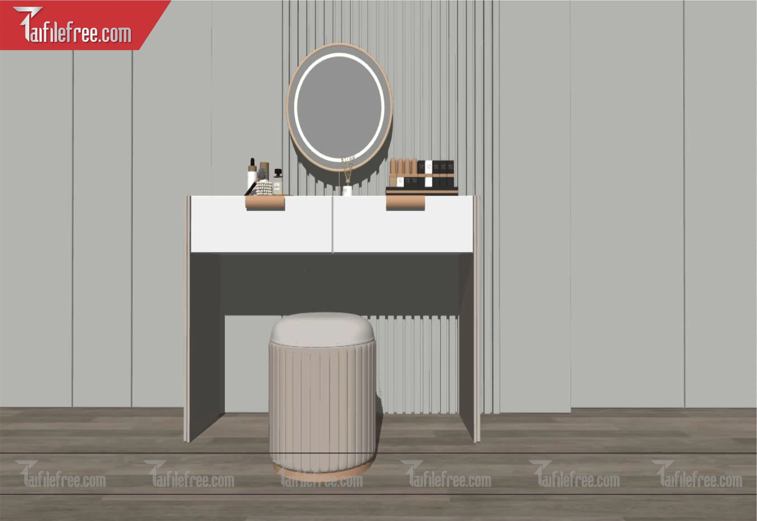 File 3D Sketchup Nội Thất Bàn Trang Điểm_SK280
