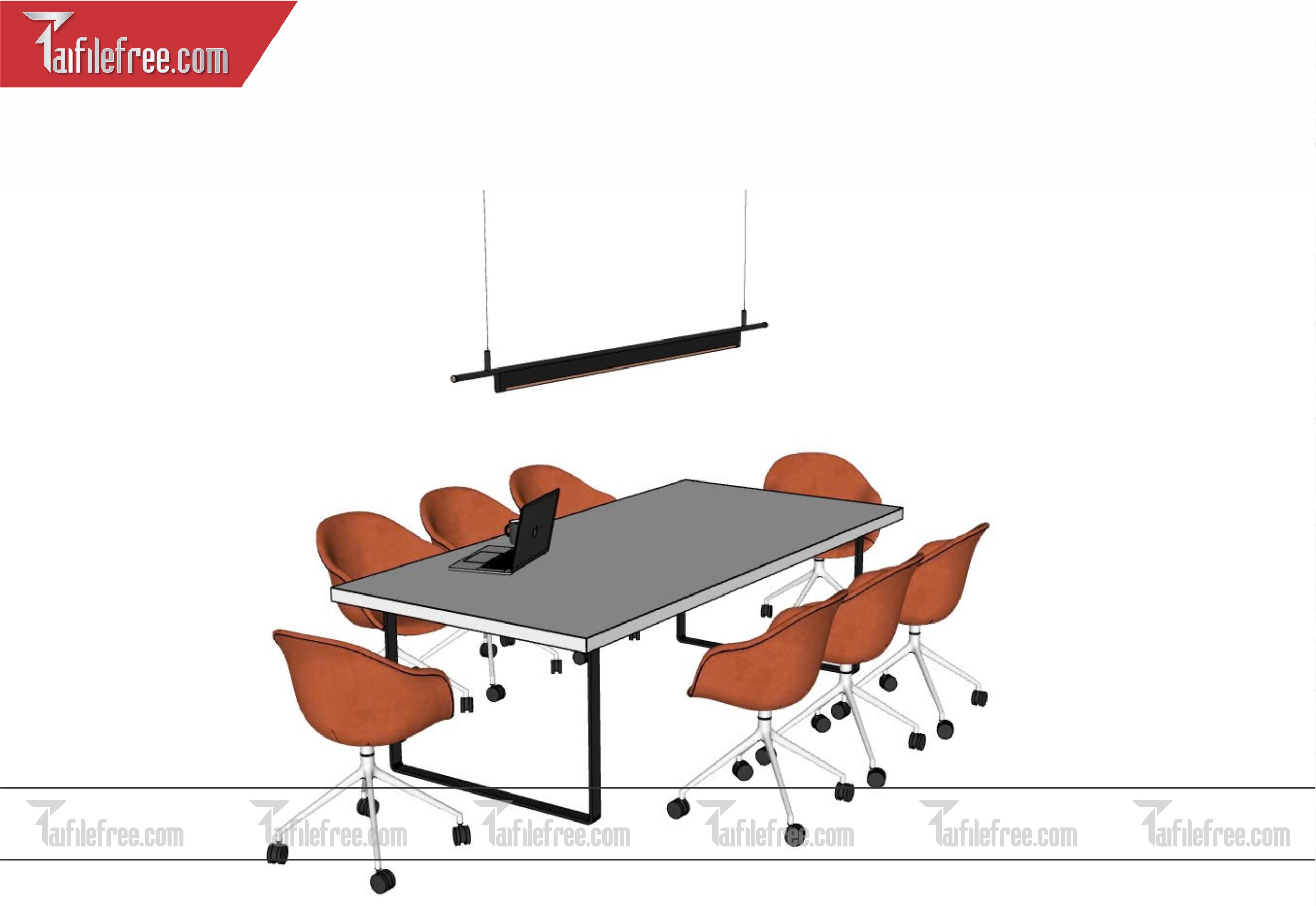 File 3D Sketchup Nội Thất Bàn Ghế_SK282