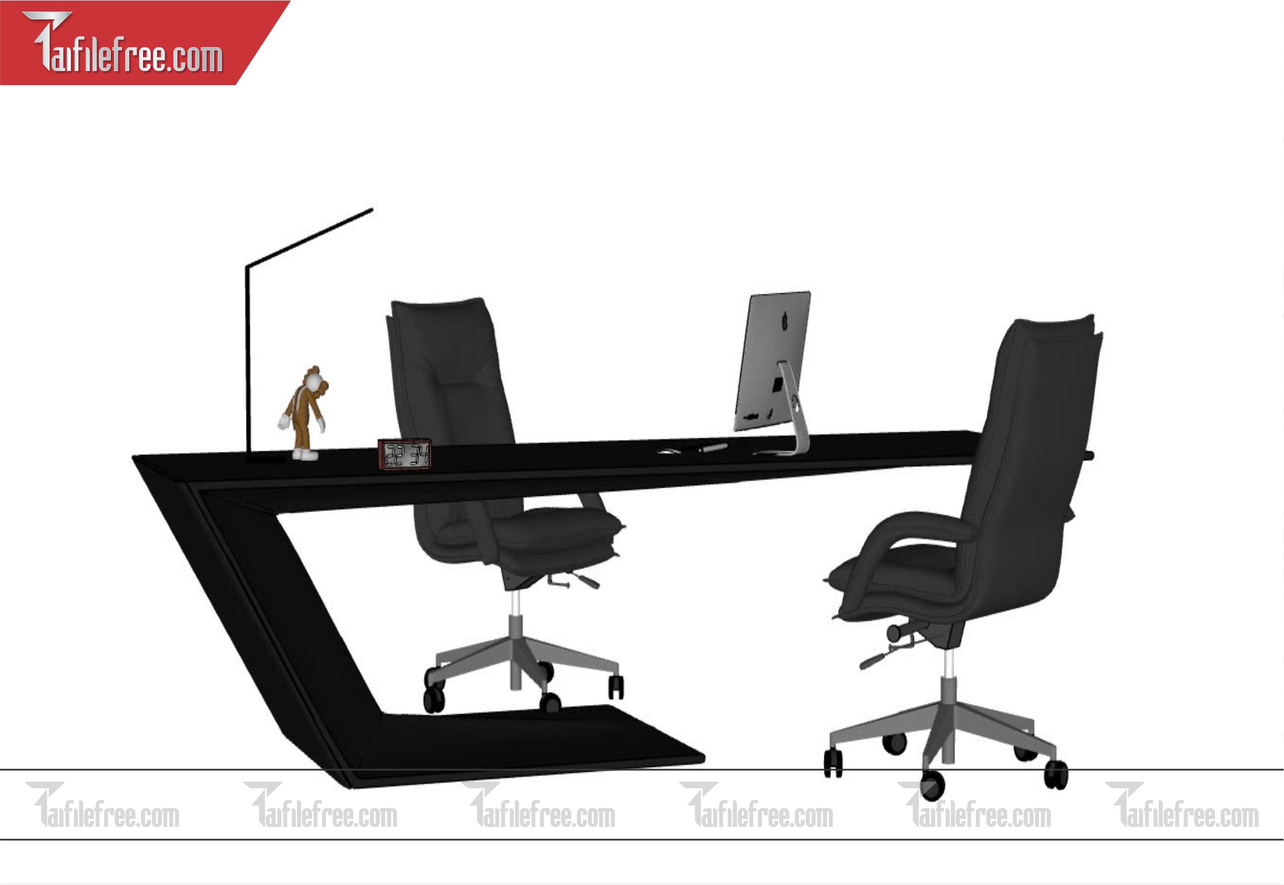 File 3D Sketchup Nội Thất Bàn Ghế Làm Việc_SK283