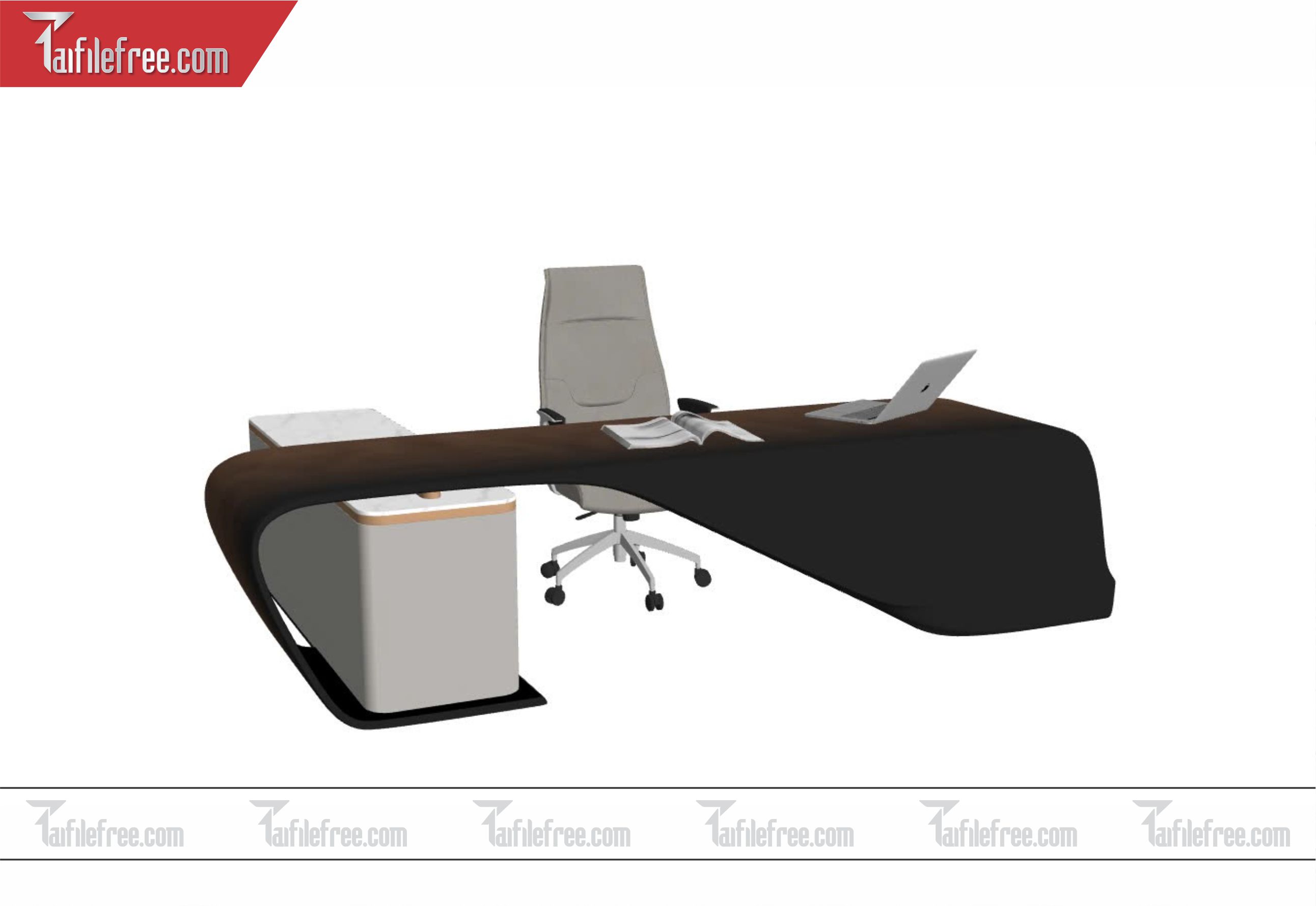 File 3D Sketchup Nội Thất Bàn Ghế Làm Việc_SK285