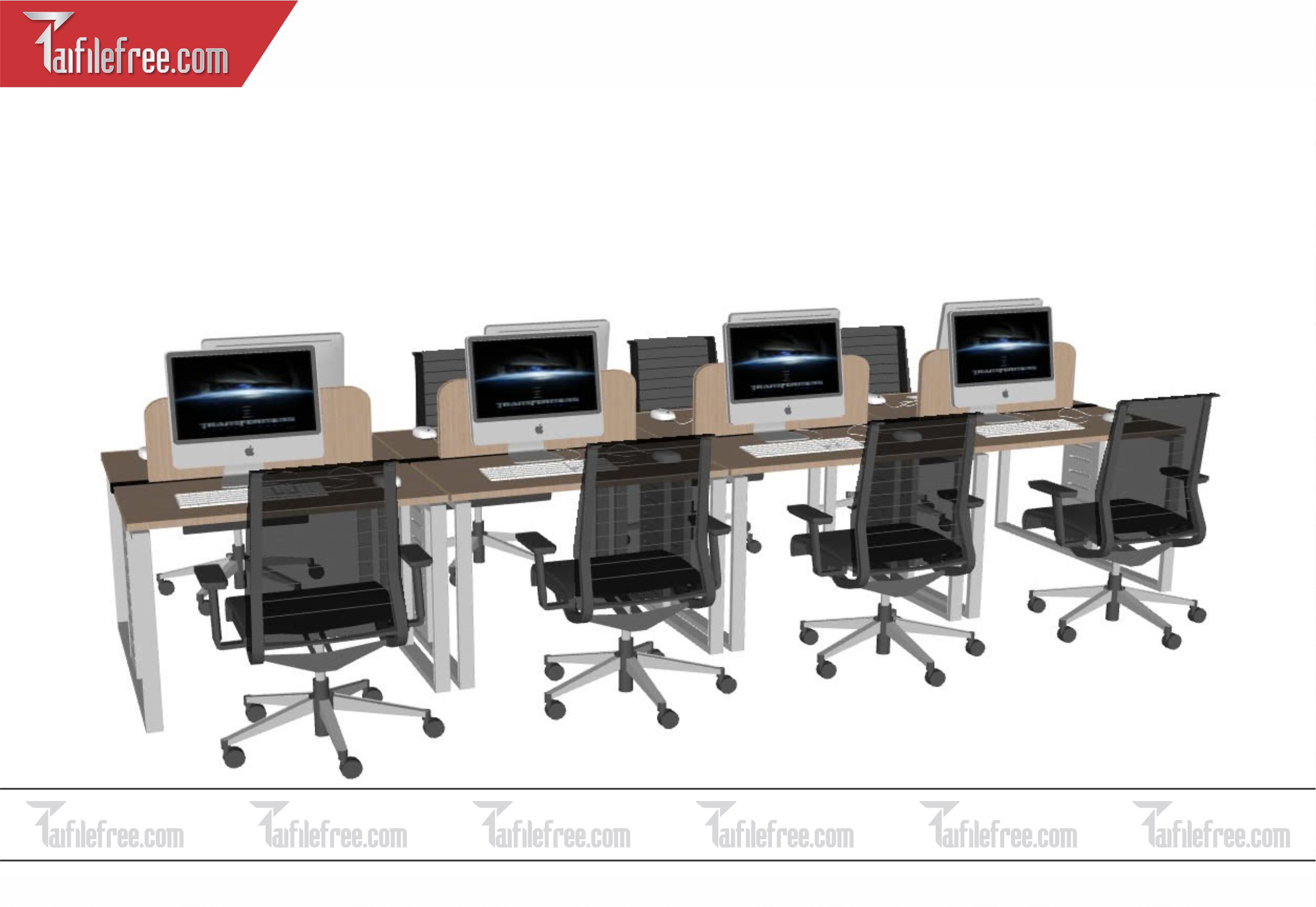 File 3D Sketchup Nội Thất Bàn Ghế Làm Việc_SK291