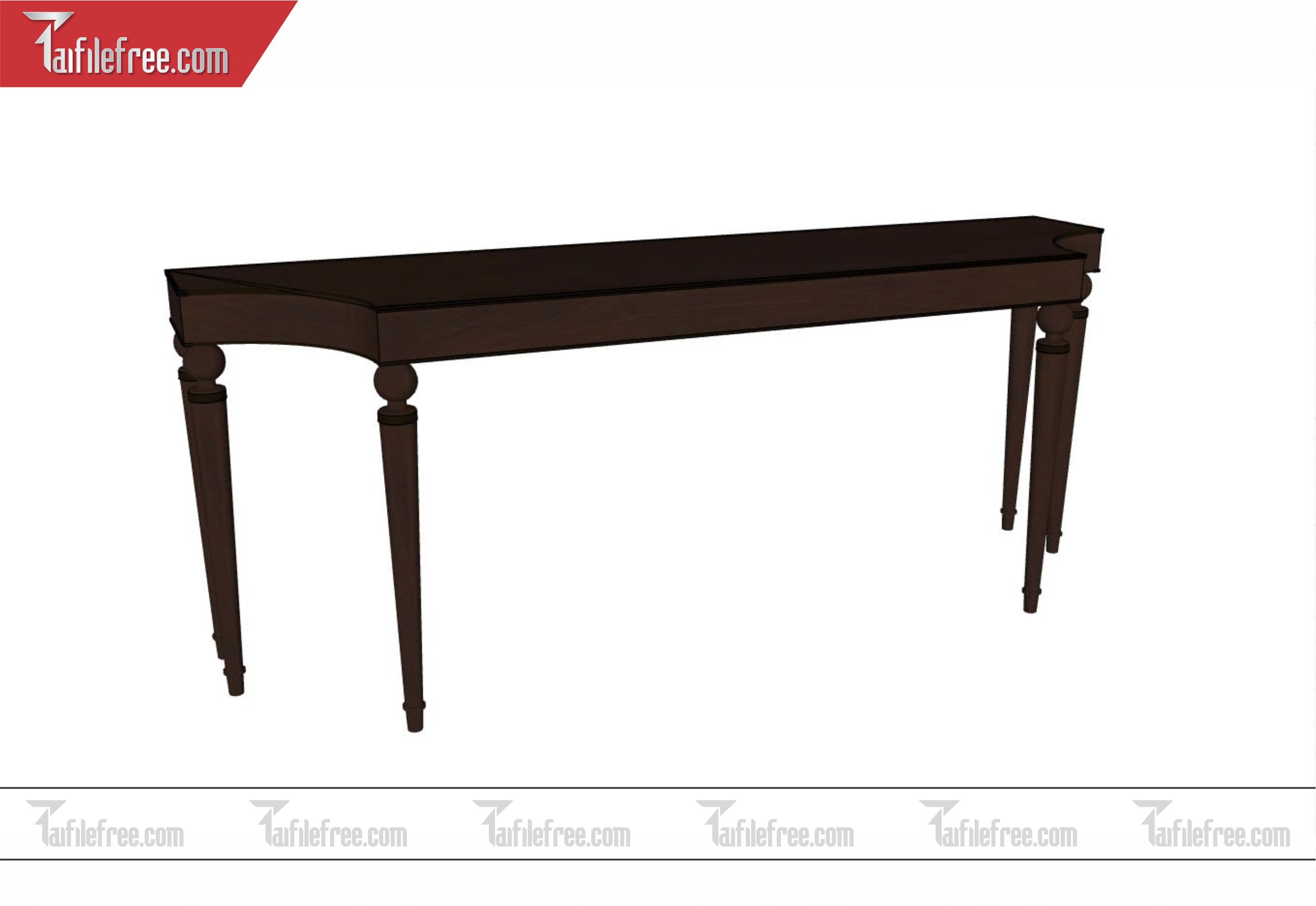File 3D Sketchup Nội Thất Bàn SK296