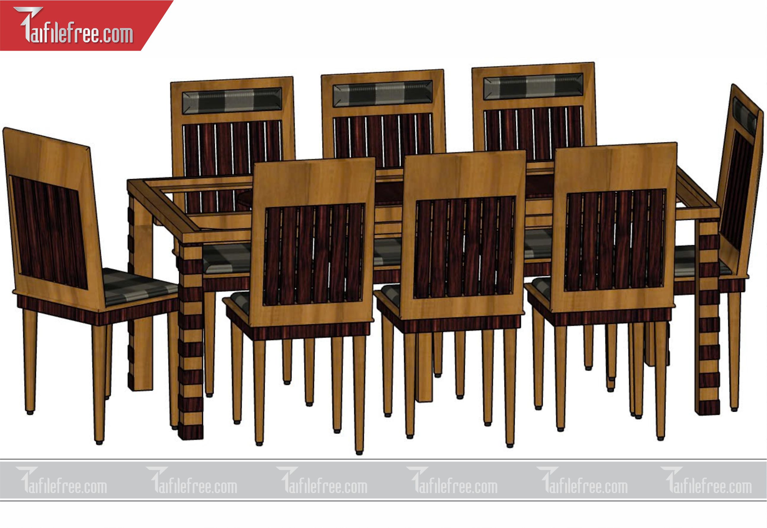 File 3D Sketchup Bàn Ăn_SK30