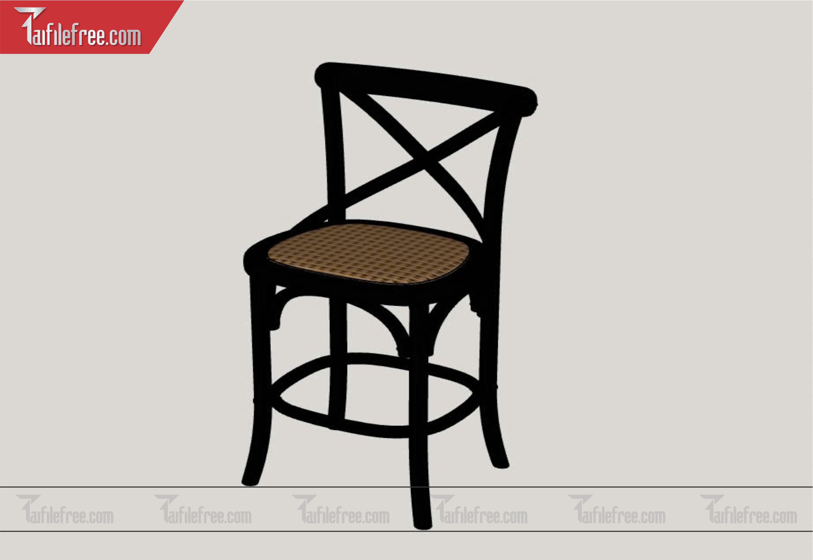 File 3D Sketchup Nội Thất Ghế SK305