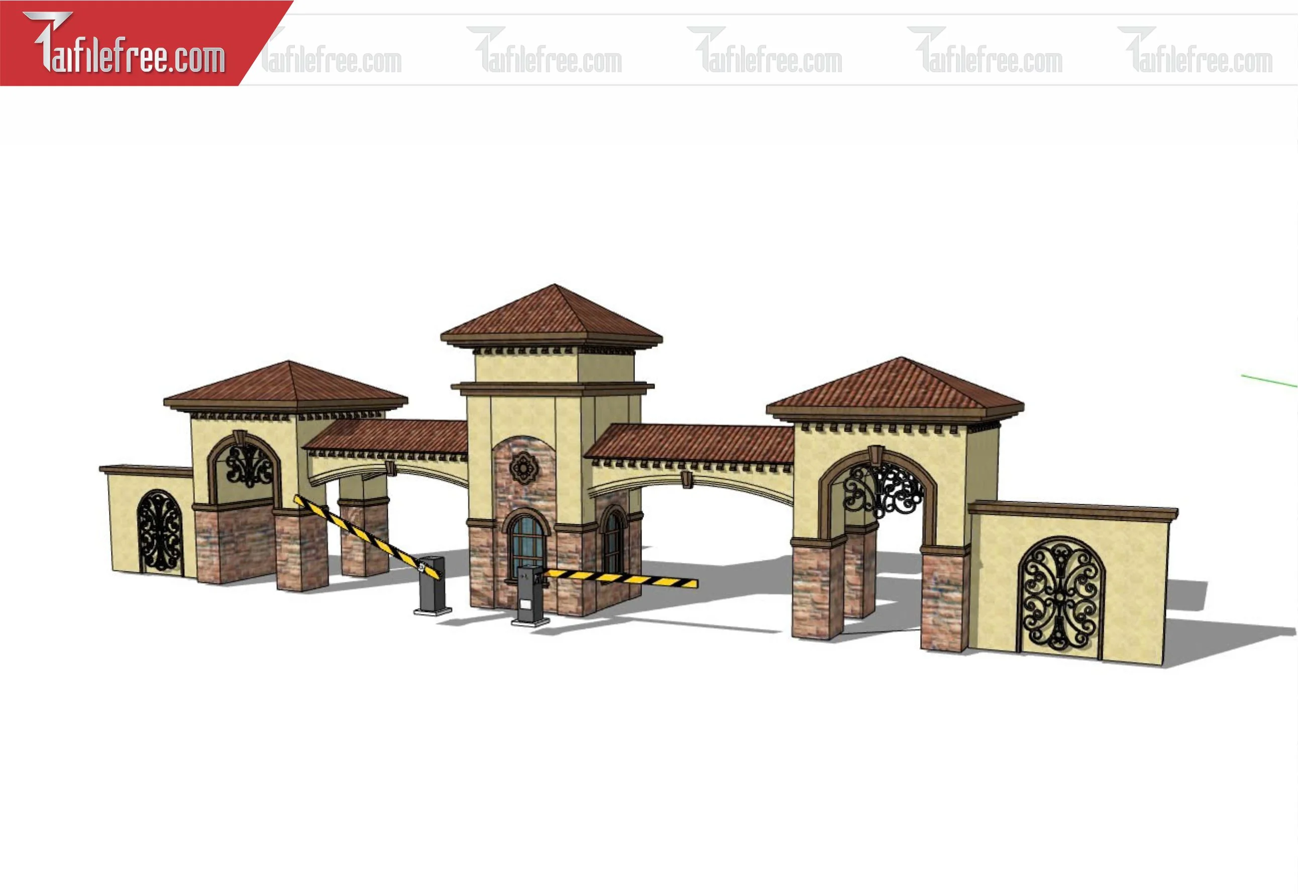 File 3D Sketchup Cổng Nhà_SK331