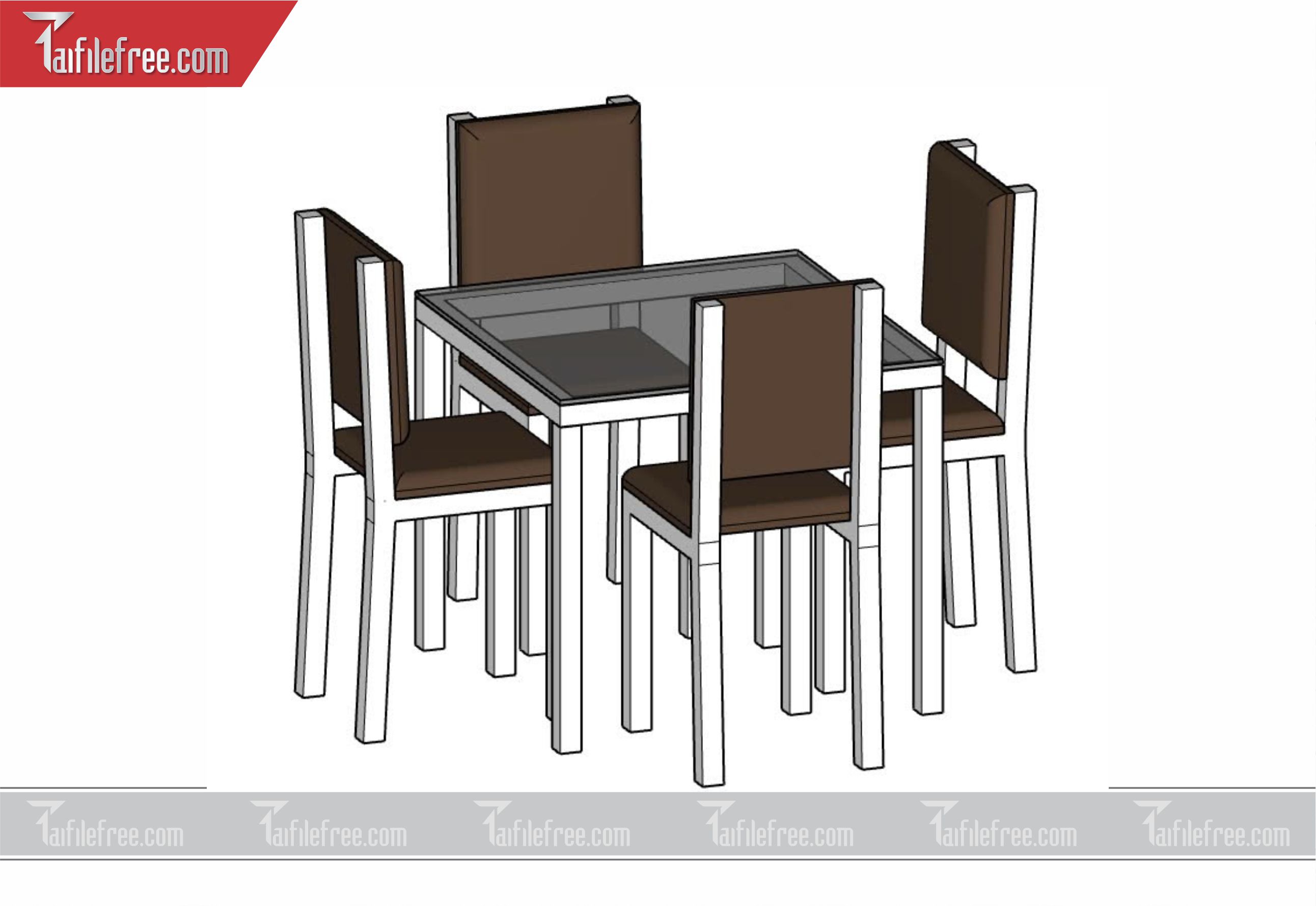 File 3D Sketchup Bàn Ăn_SK35