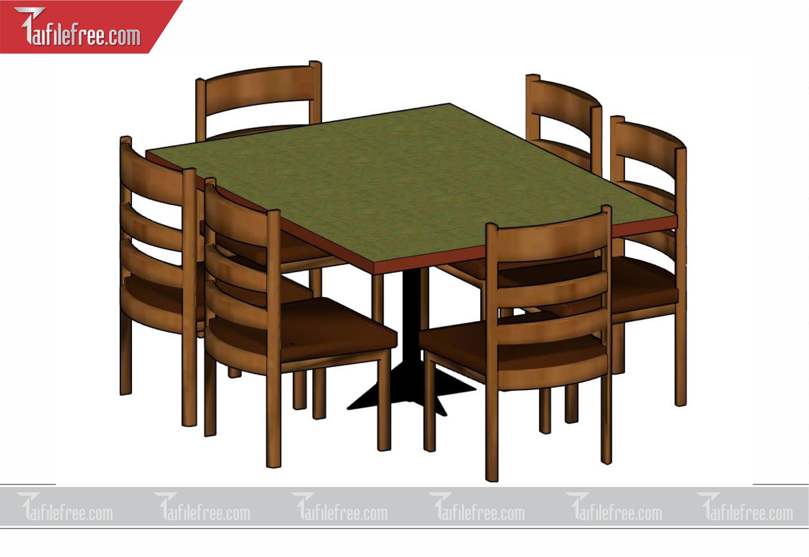 File 3D Sketchup Bàn Ăn_SK36
