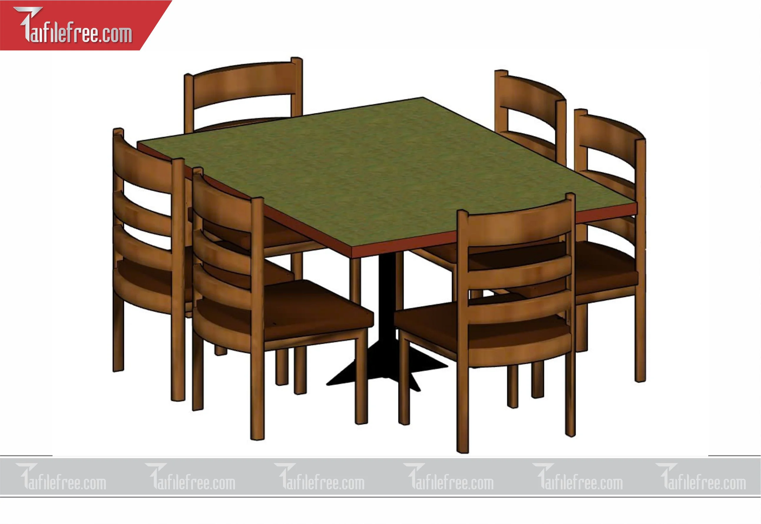 File 3D Sketchup Bàn Ăn_SK36