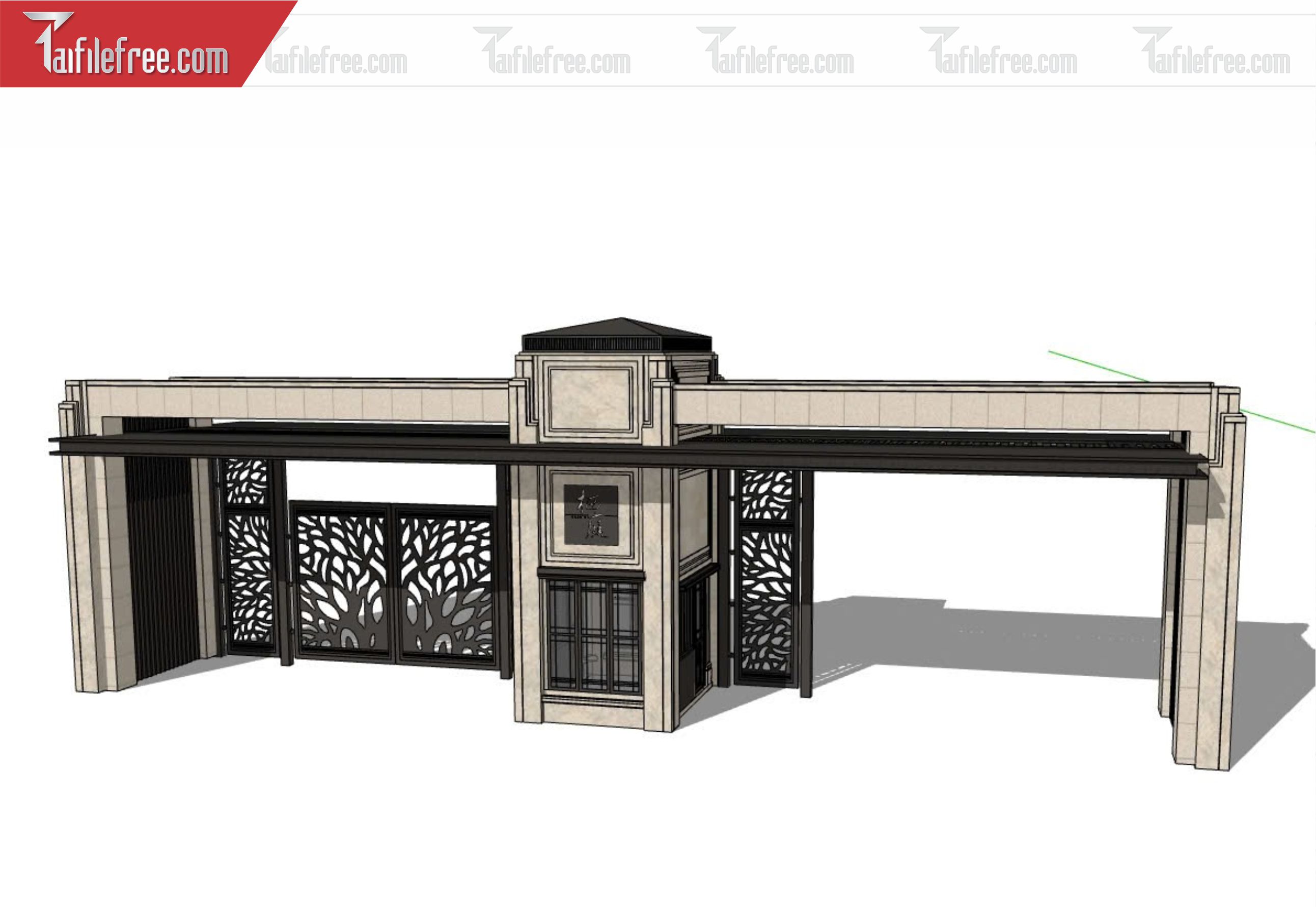 File 3D Sketchup Cổng Nhà_SK362