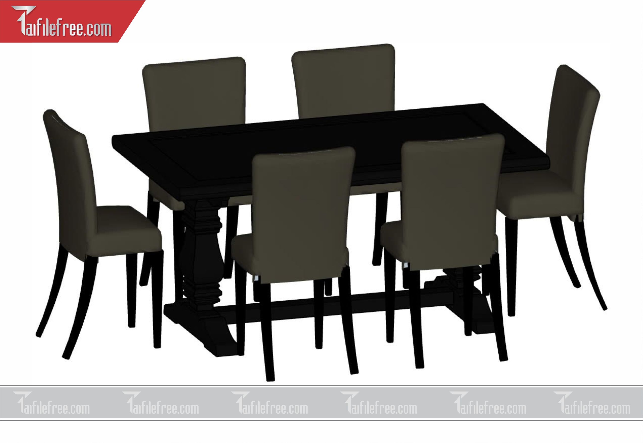 File 3D Sketchup Bàn Ăn_SK37