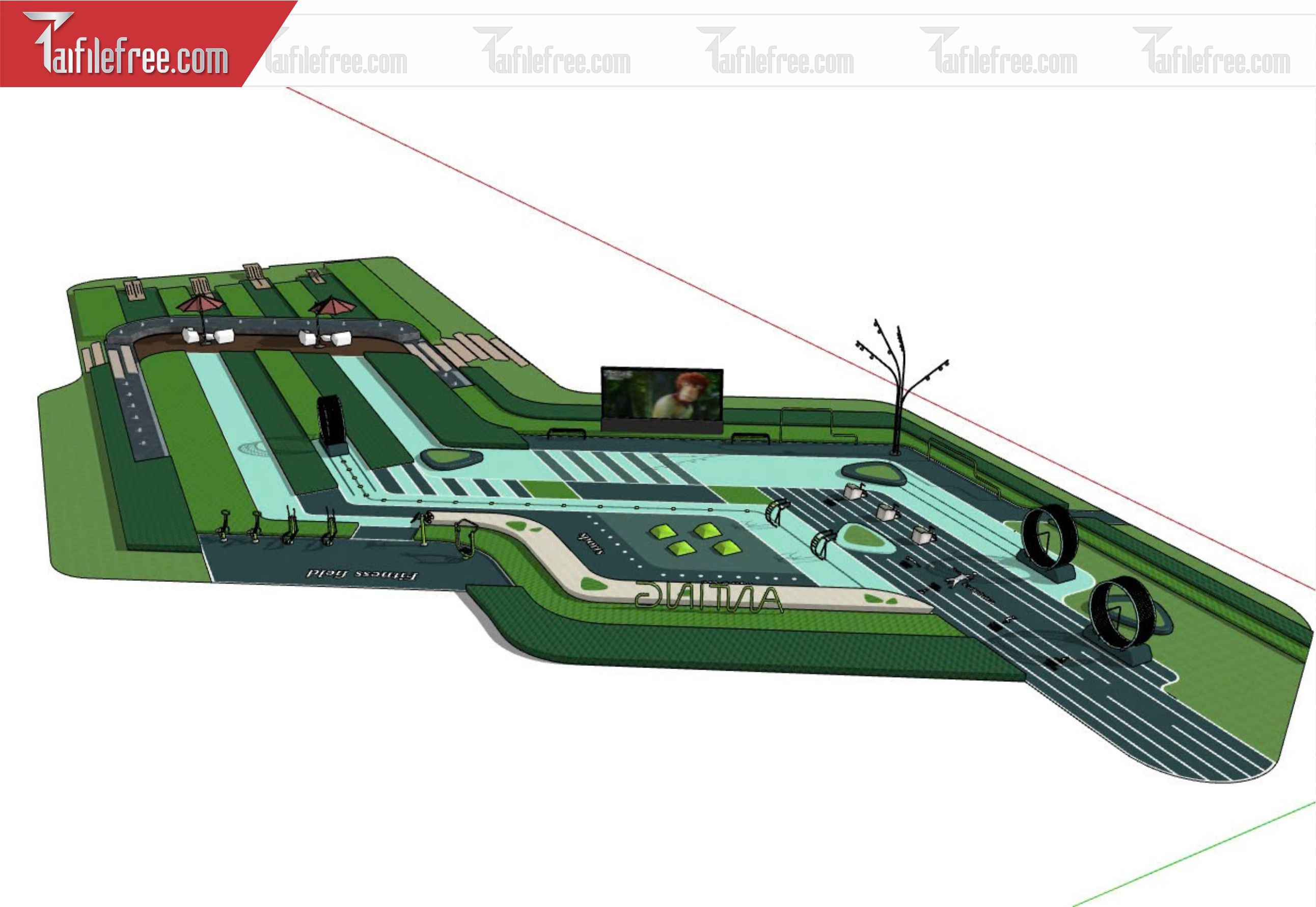 File 3D Sketchup Cổng Nhà_SK378
