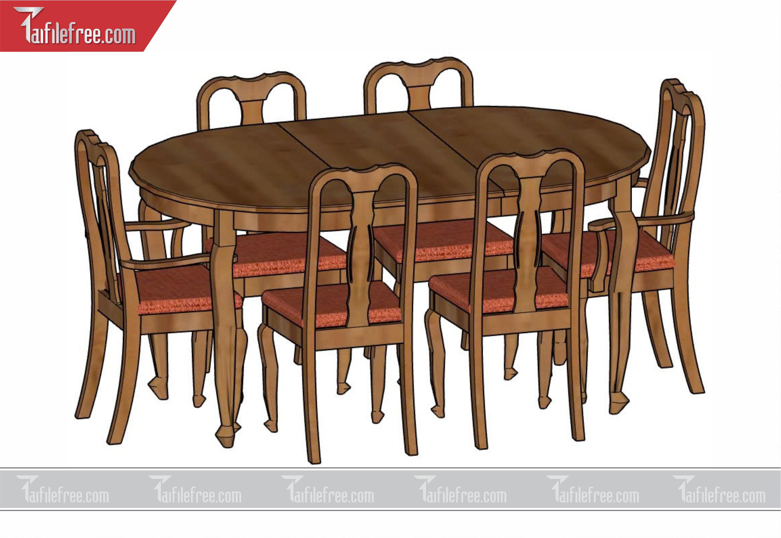 File 3D Sketchup Bàn Ăn_SK39