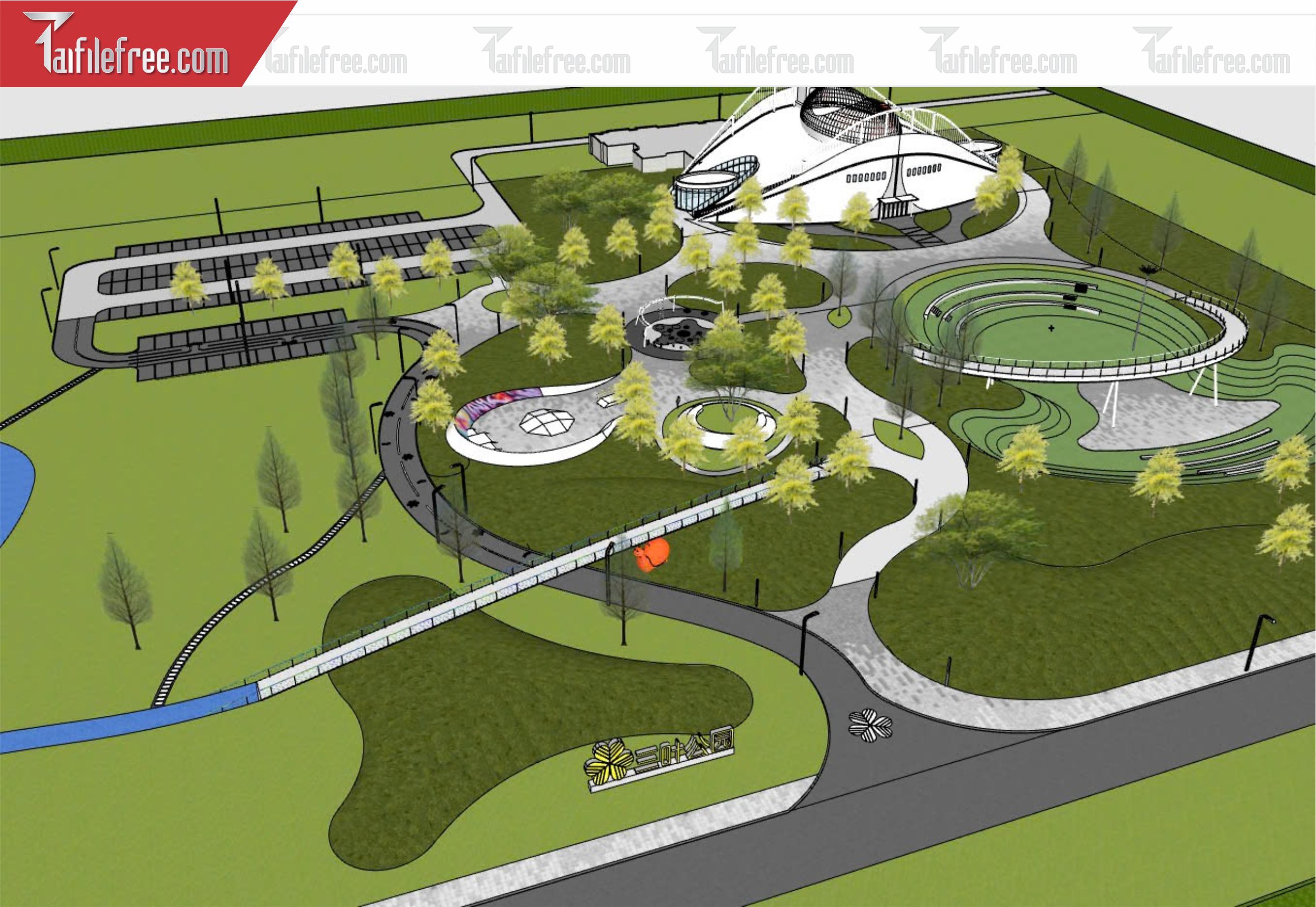 File 3D Sketchup Khu Vui Chơi_SK392