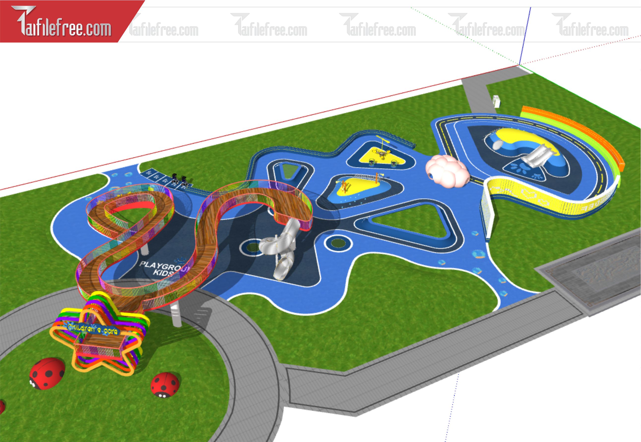 File 3D Sketchup Khu Vui Chơi_SK394