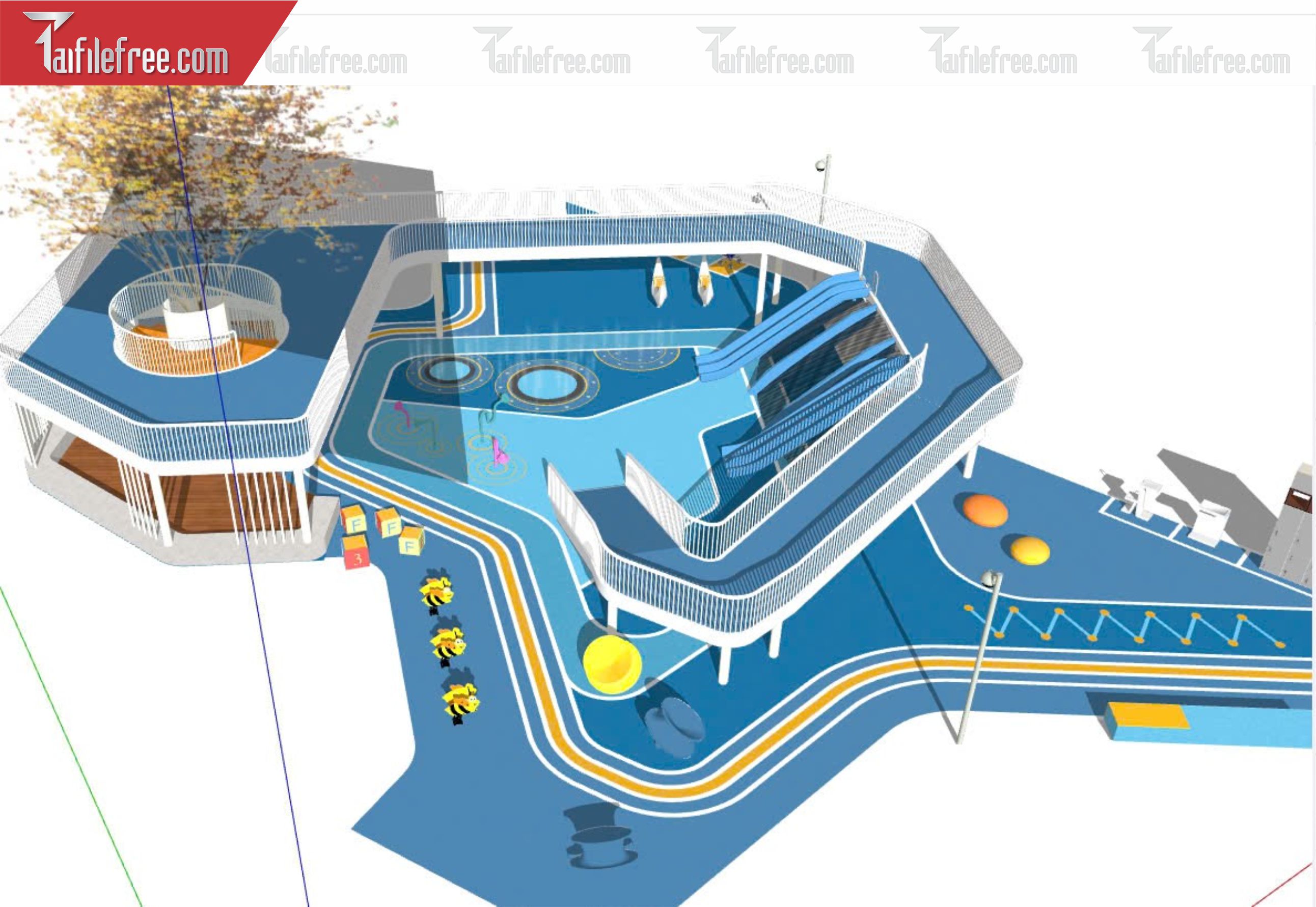 File 3D Sketchup Khu Vui Chơi_SK397