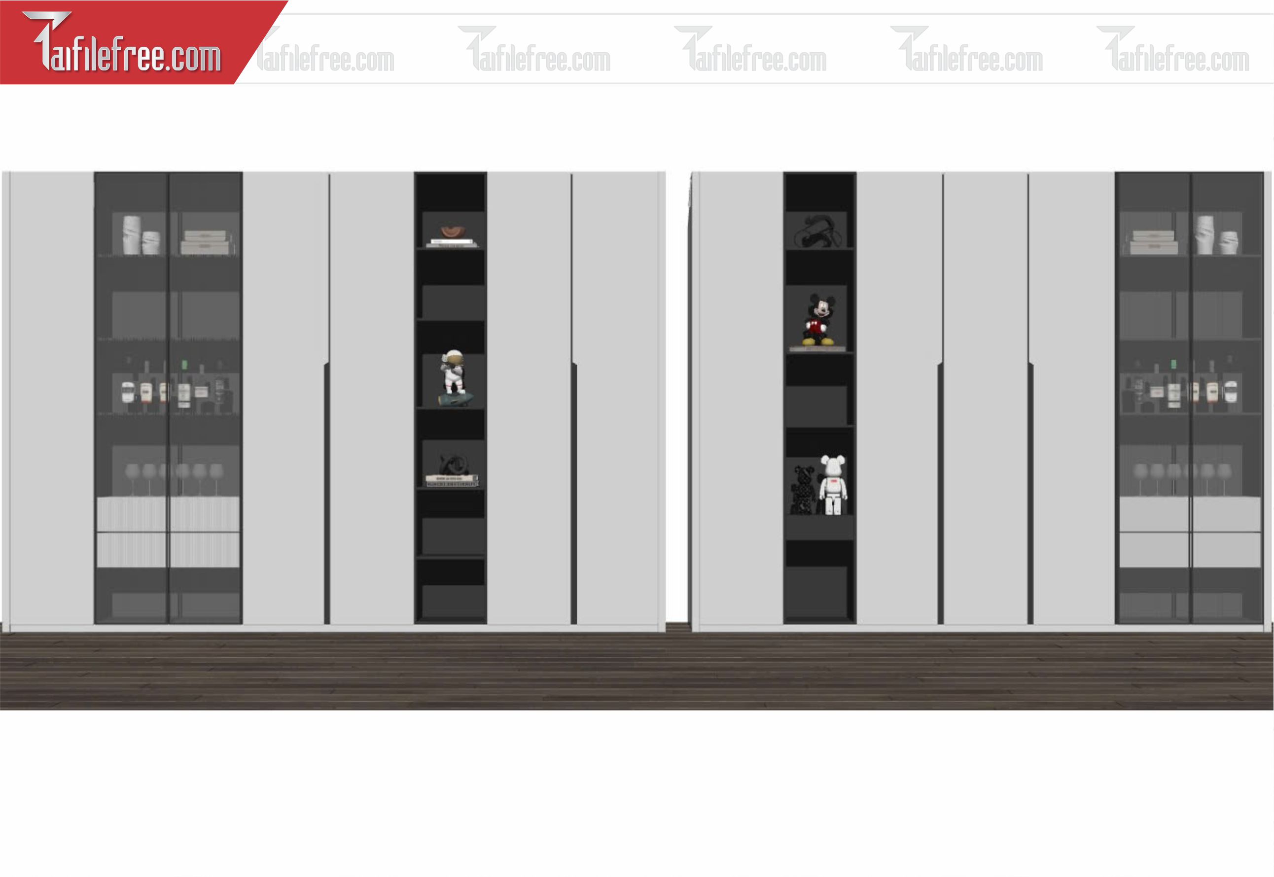File 3D Sketchup Tủ Chưng Bầy_SK402